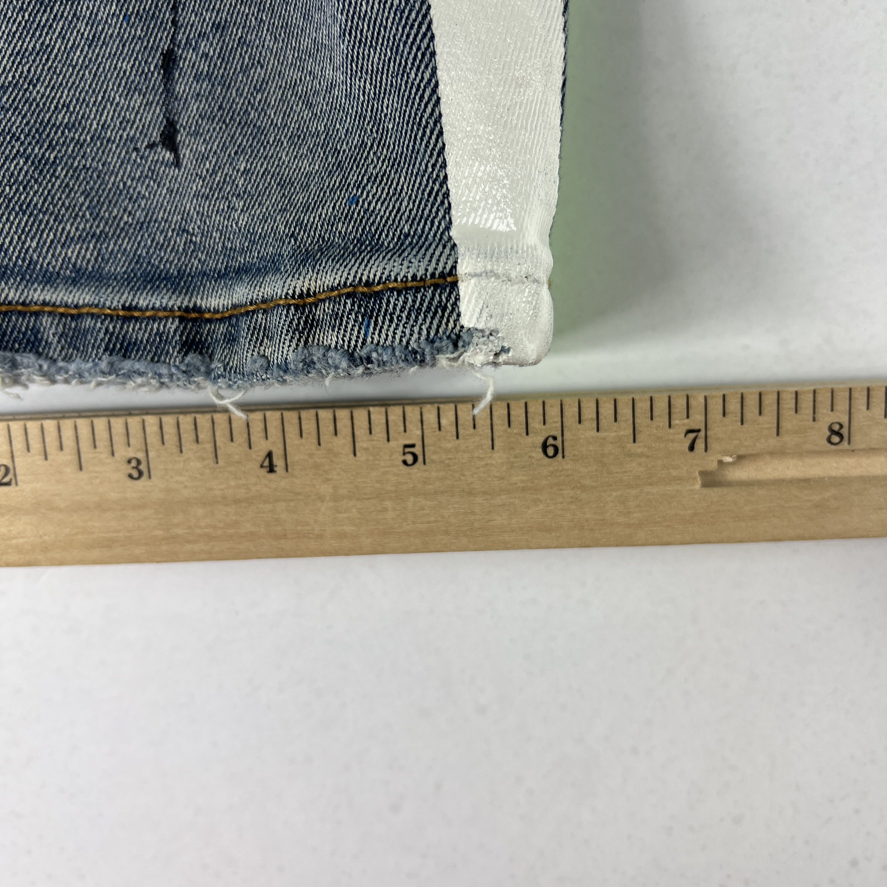 Cult Of Individuality Cult Of Individuality Jean Rocker Slim Paint Splatter Denim Size US 33 - 15 Thumbnail