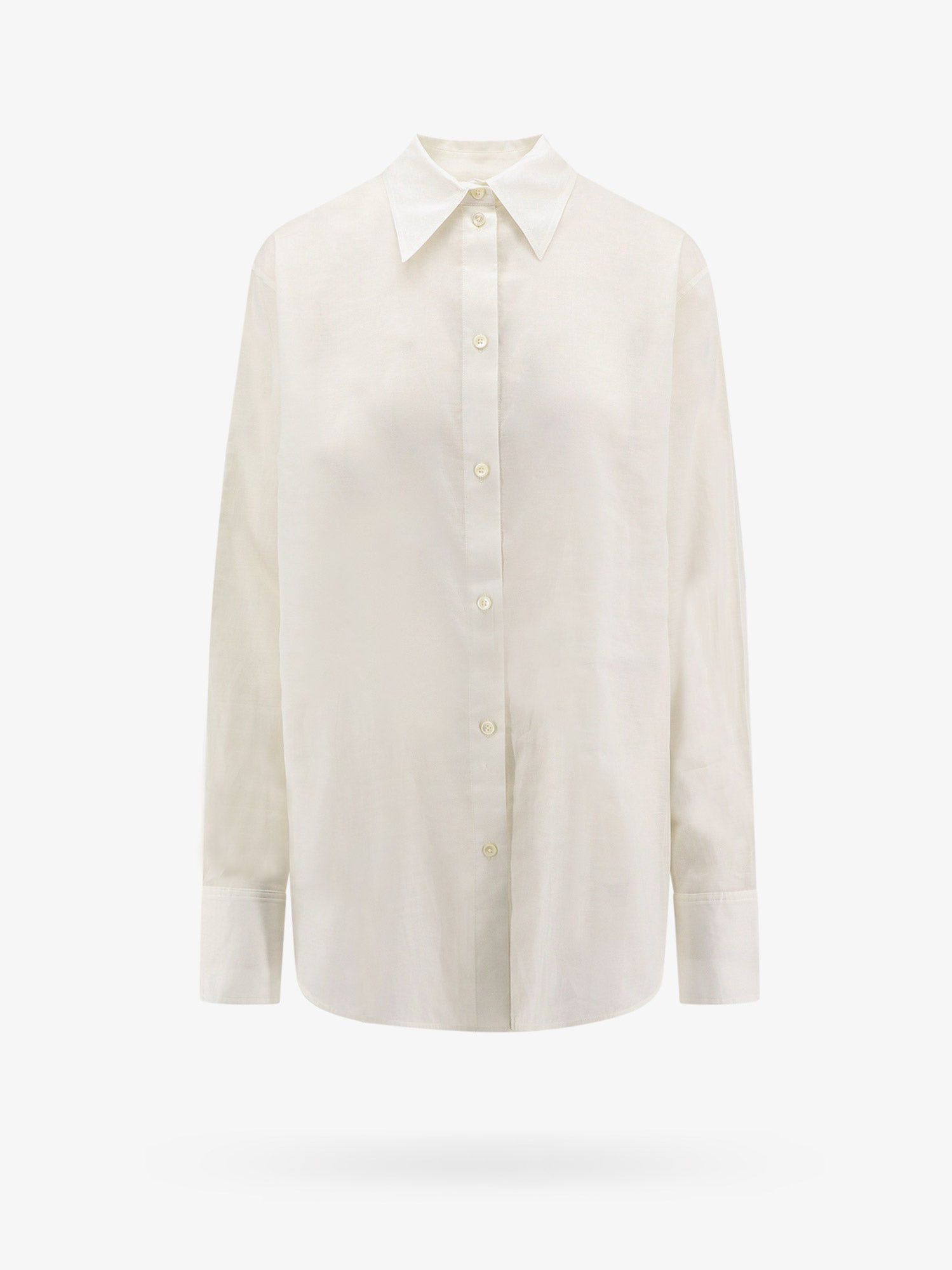 image of Toteme Shirt Woman White Shirts, Women's (Size Medium)