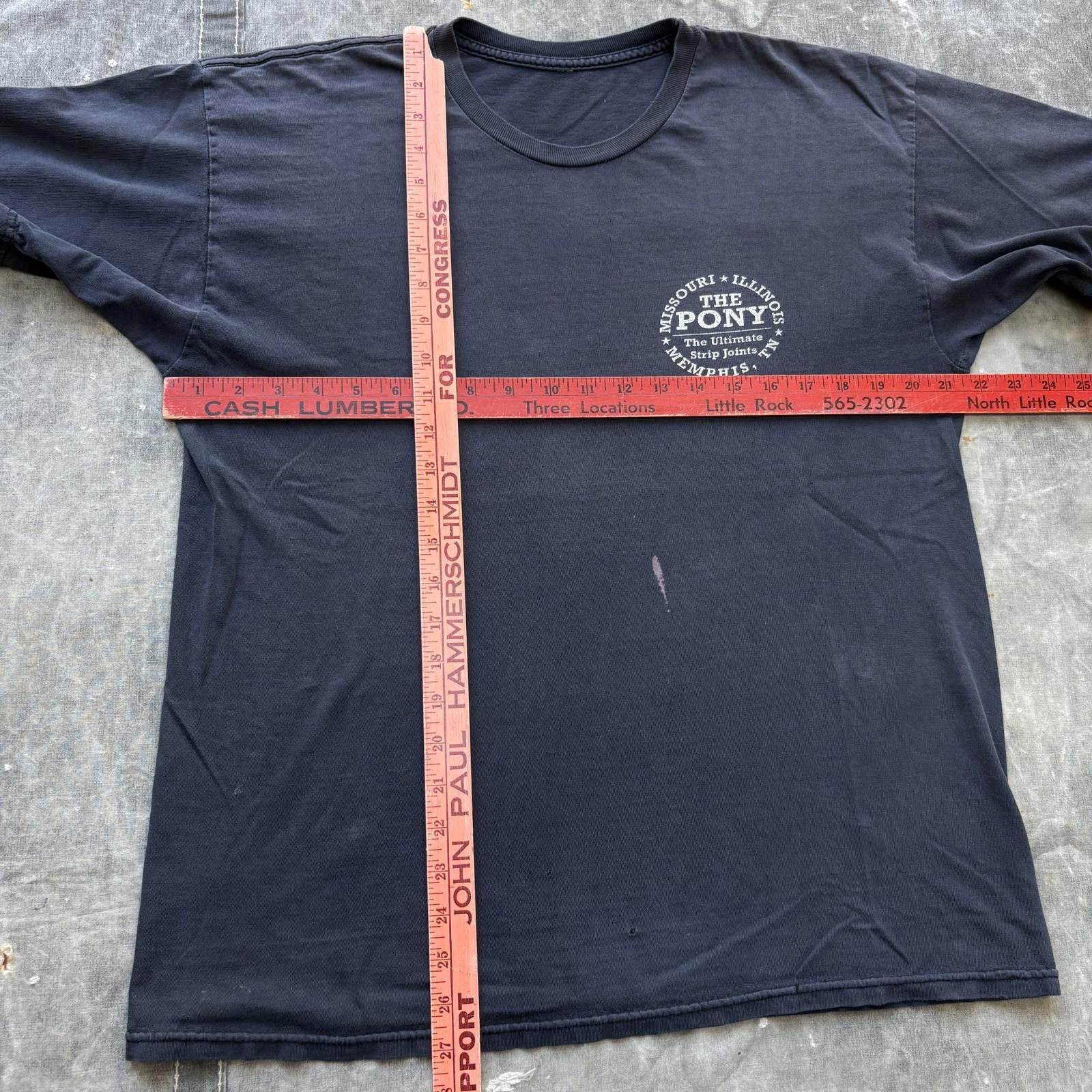 Vintage Vintage Y2K Faded The Pony Strip Joint Funny Quote Sex Shirt Size US L / EU 52-54 / 3 - 3 Thumbnail
