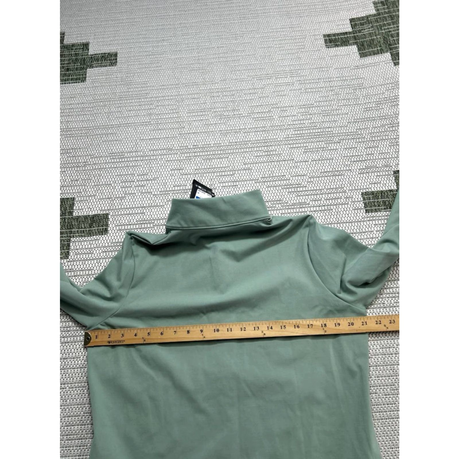 Under Armour Under Armour Sweatshirt Womens XL Green Half Zip Mock Neck Pullover Athletic Fleece Logo Gym & Training Womens Size XL / US 12-14 / IT 48-50 - 6 Thumbnail