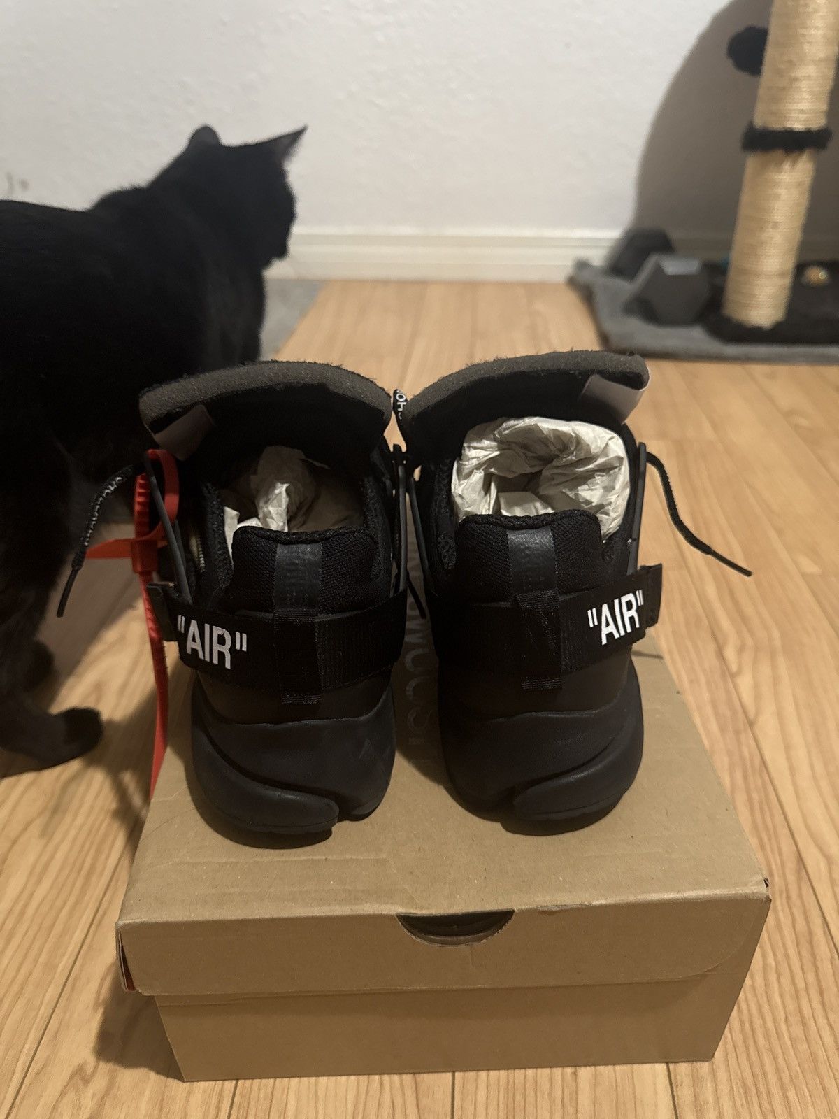 Nike × Off-White Black OFF WHITE prestos Size US 10 / EU 43 - 3 Thumbnail