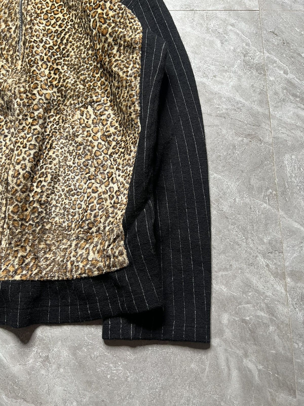 Comme des Garcons Homme Plus CDGHP A/W 09 “fashion Illusion” Leopard Pattern Zip Hoodie Size US M / EU 48-50 / 2 - 3 Thumbnail