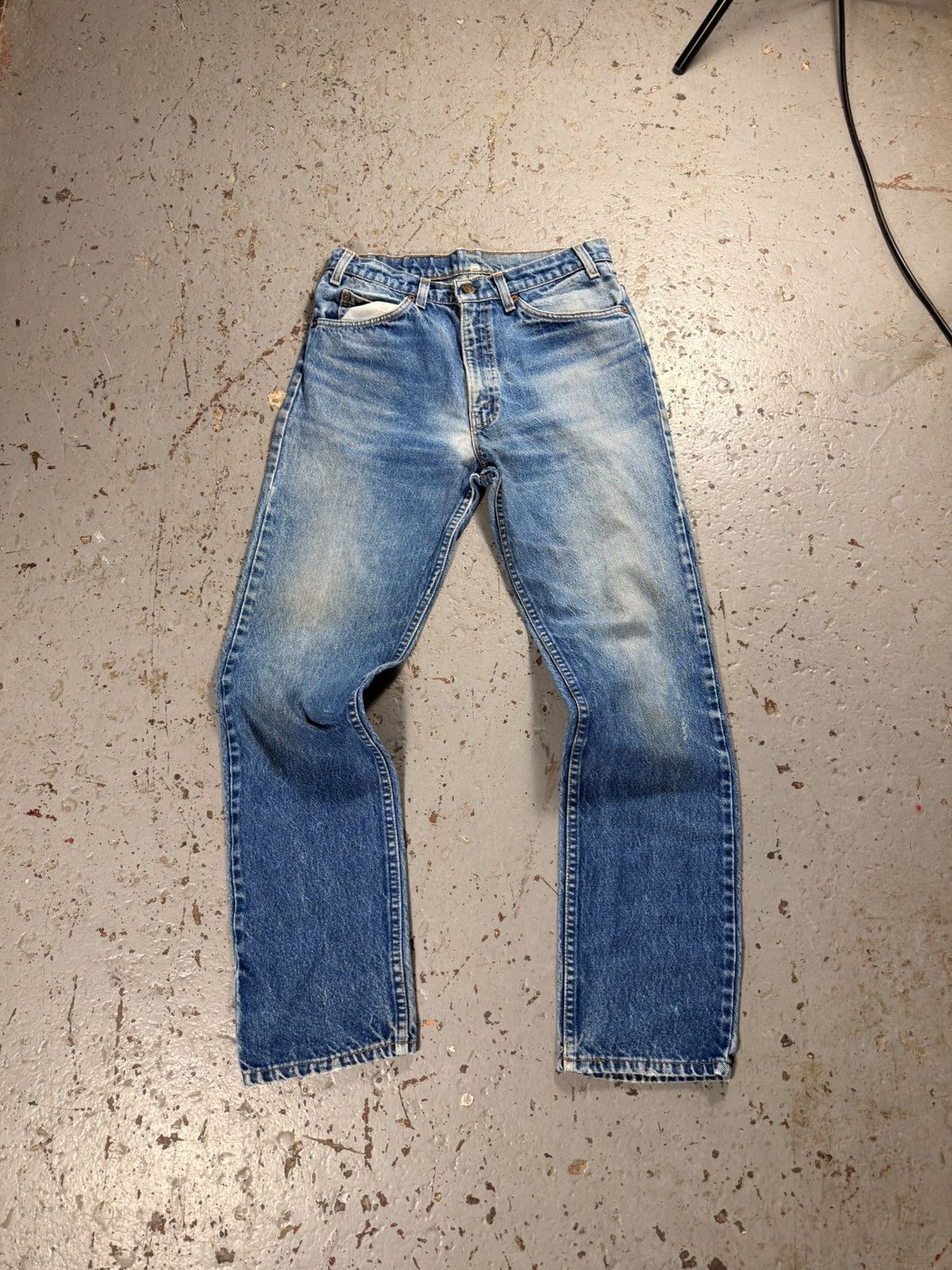 Levi's Vintage Clothing Classic 70s Orange Tag Levis Denim 500 Jeans Size US 30 / EU 46 - 1 Thumbnail