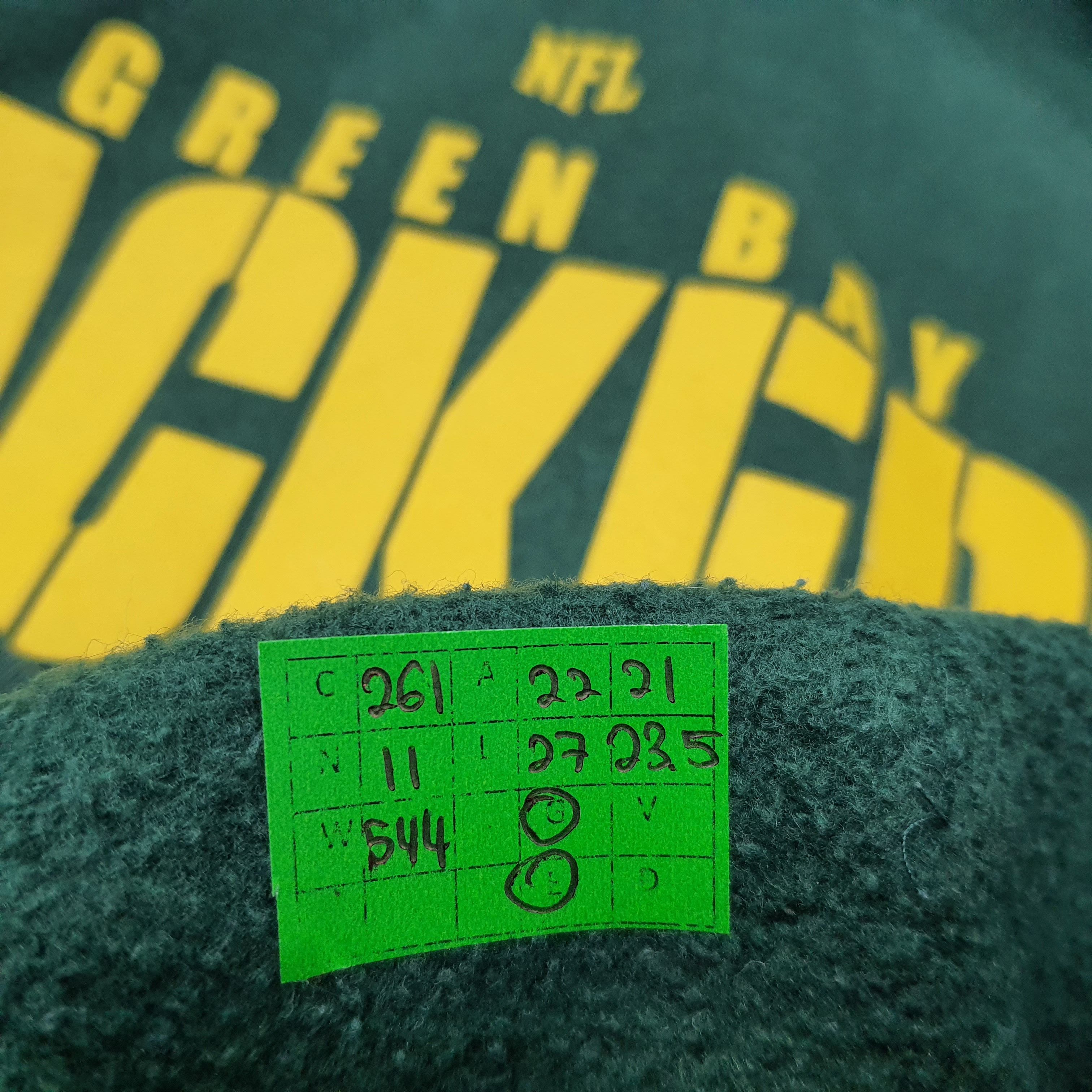 NFL Vintage Green Bay Packers Football Team Hoodie C261N11 Size US M / EU 48-50 / 2 - 6 Thumbnail