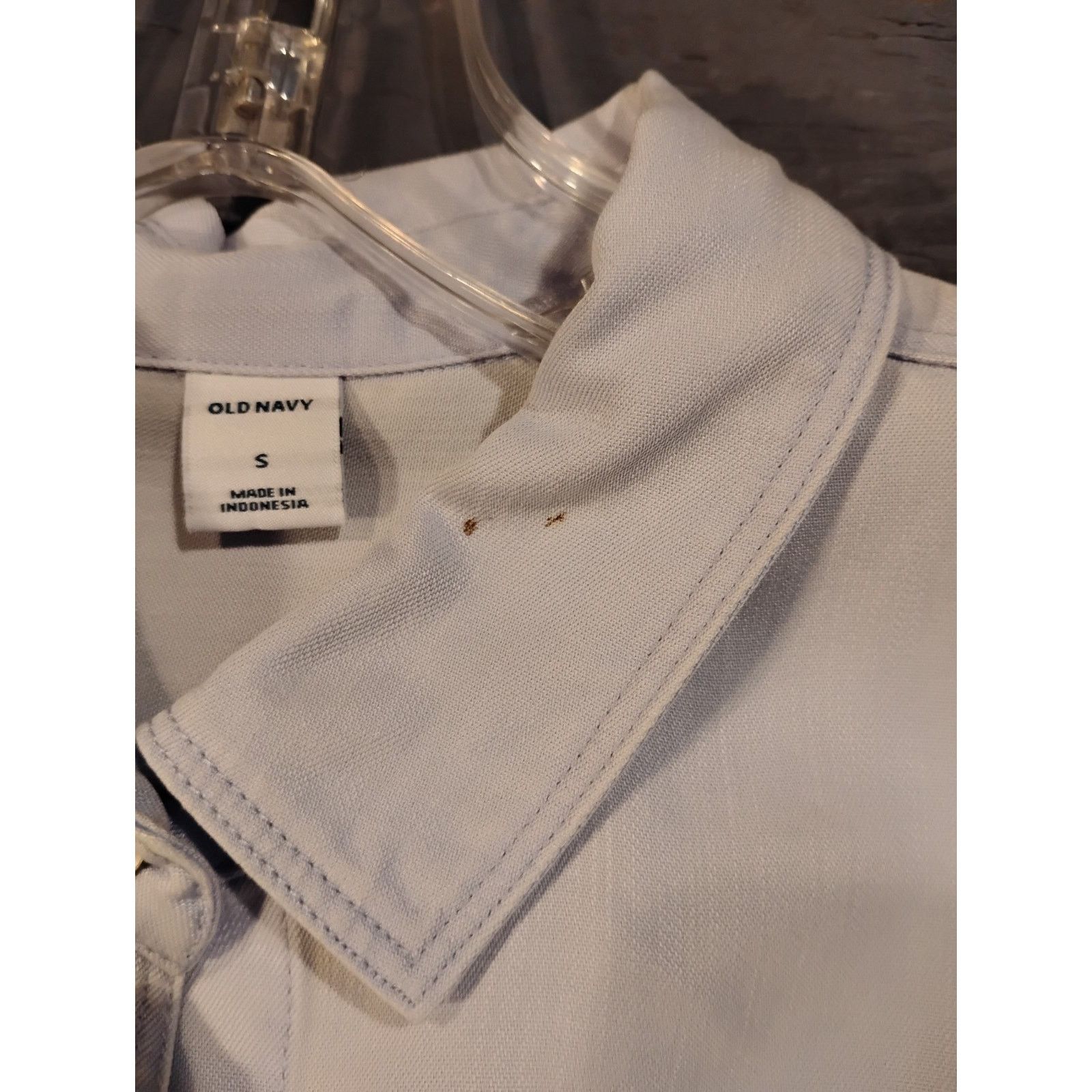 Old Navy Old Navy (Small) Women's Soft Fabric Denim Dress Shirt Size S / US 4 / IT 40 - 2 Thumbnail
