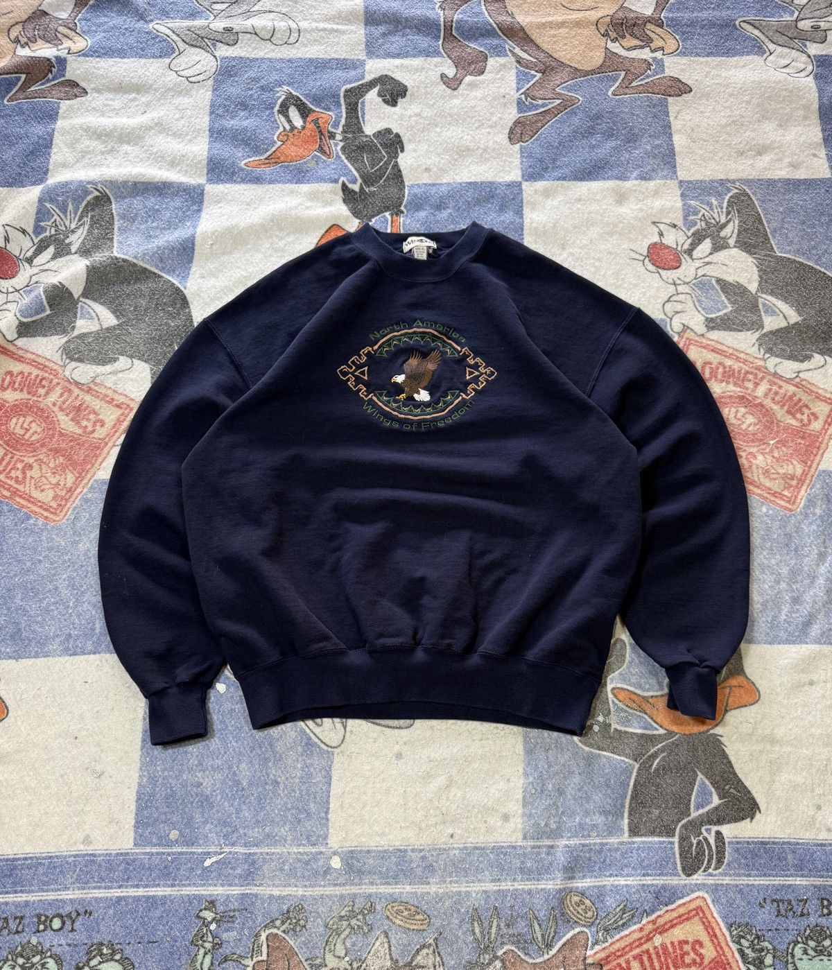 Vintage Vintage bald eagle crewneck Size US XL / EU 56 / 4 - 1 Thumbnail