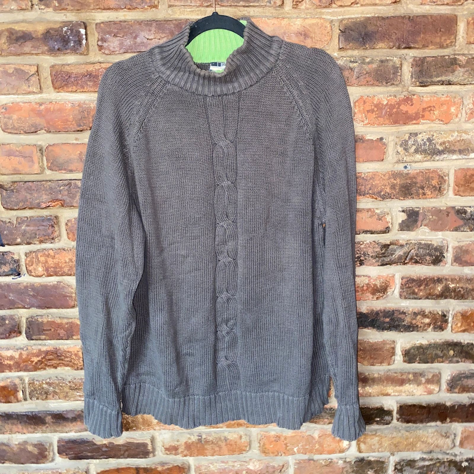 Other Phys.Sci Brown Turtleneck Knit Pullover Sweater Medium Size US M / EU 48-50 / 2 - 1 Thumbnail