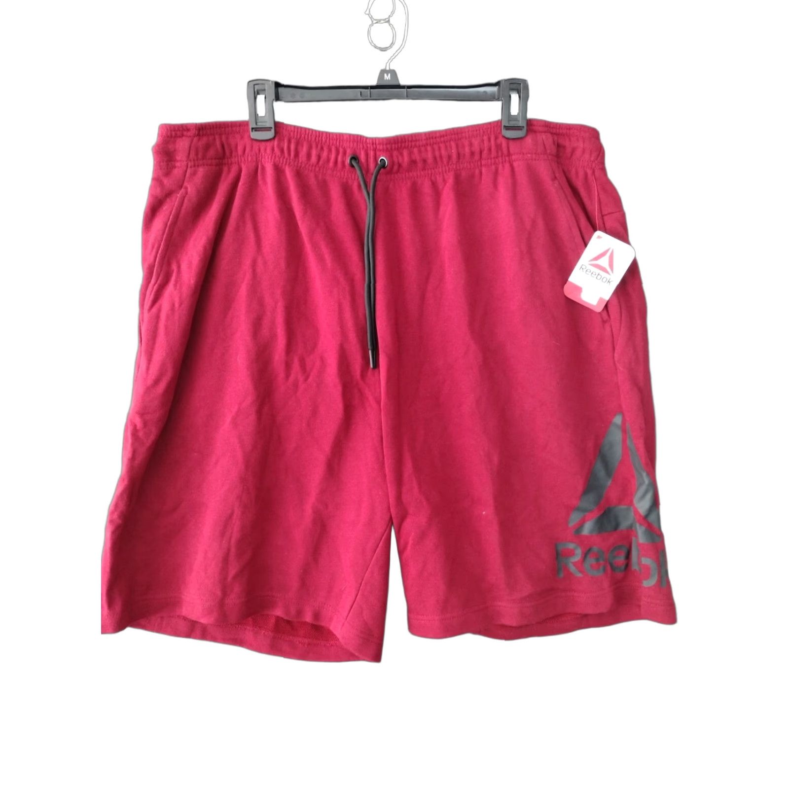 Reebok Reebok Lifestyle Shorts Mens 3XL Red Walking Casual Thick Logo Pockets (no extra text) Size US 39 - 1 Thumbnail
