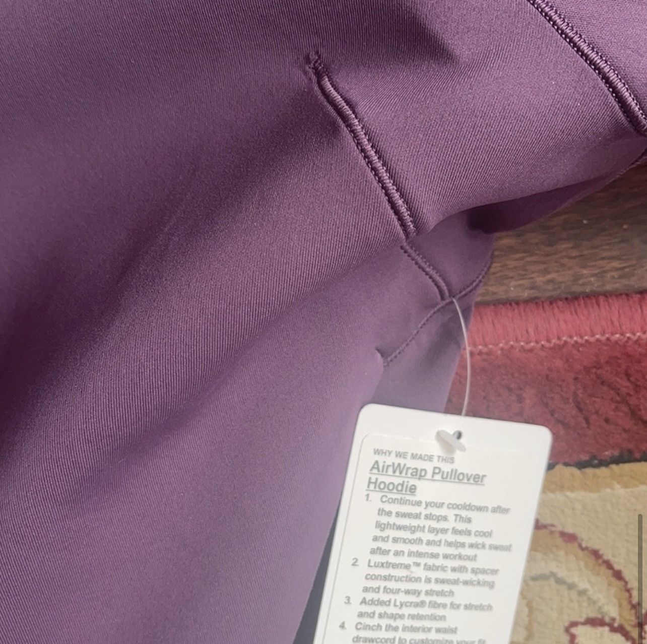 Lululemon Lululemon air wrap pullover hoodie NWT size 6 Size M / US 6-8 / IT 42-44 - 5 Thumbnail