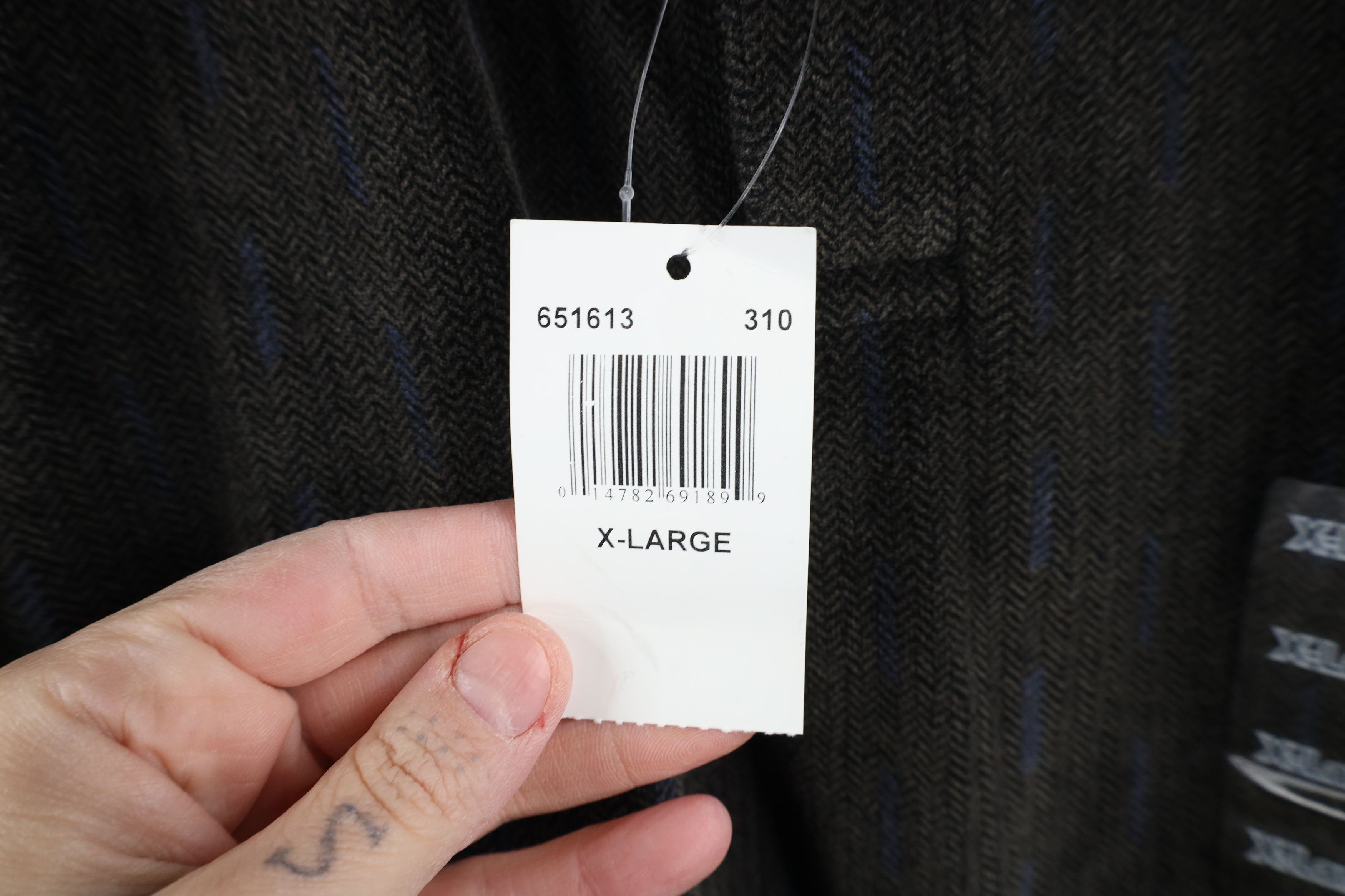Vintage Deadstock Vintage 90s Streetwear Fleece Long Sleeve Polo Size US XL / EU 56 / 4 - 4 Thumbnail