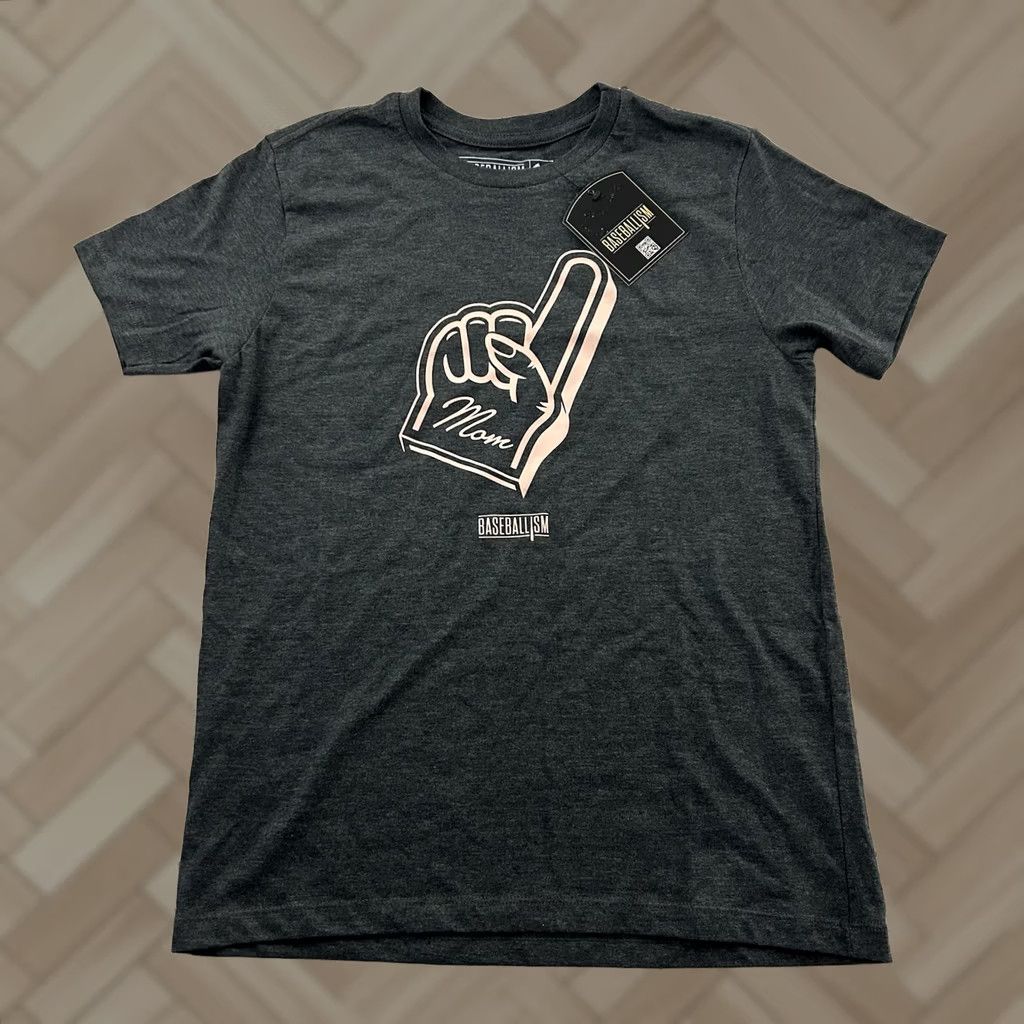 Vintage Baseballism Mom Short Sleeve T Shirt Women’s Small Gray XS? Size S / US 4 / IT 40 - 1 Thumbnail