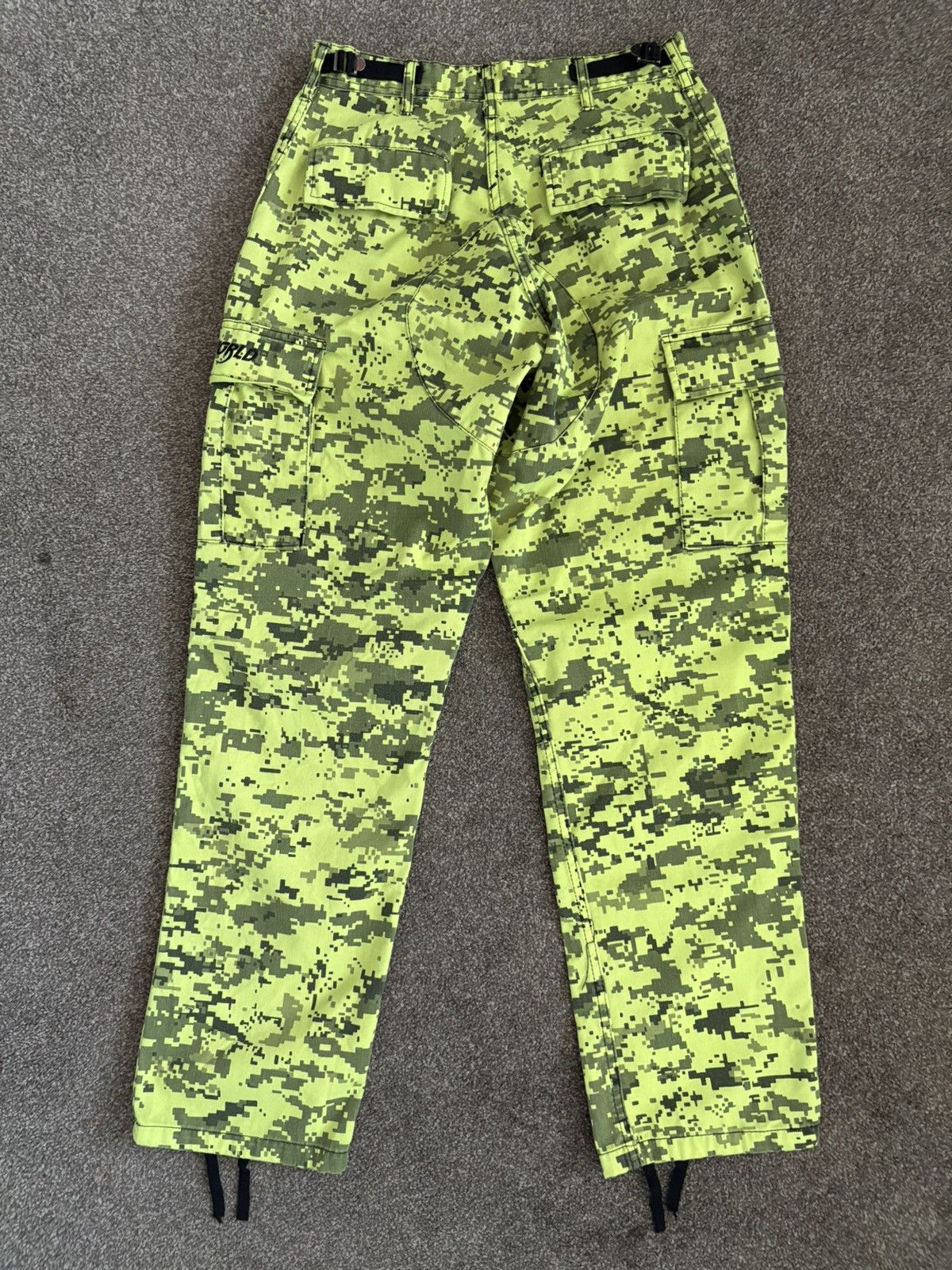 Psychworld Psychworld Neon Camo Cargo Pants Size US 30 / EU 46 - 2 Thumbnail