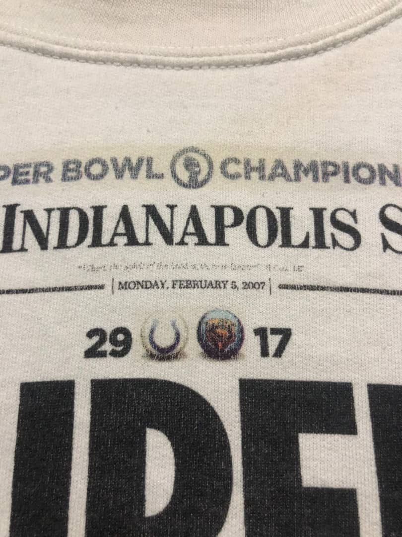 Gildan × Vintage Y2K Indianapolis Colts Championship Super Bowl Newspaper Size US L / EU 52-54 / 3 - 8 Thumbnail