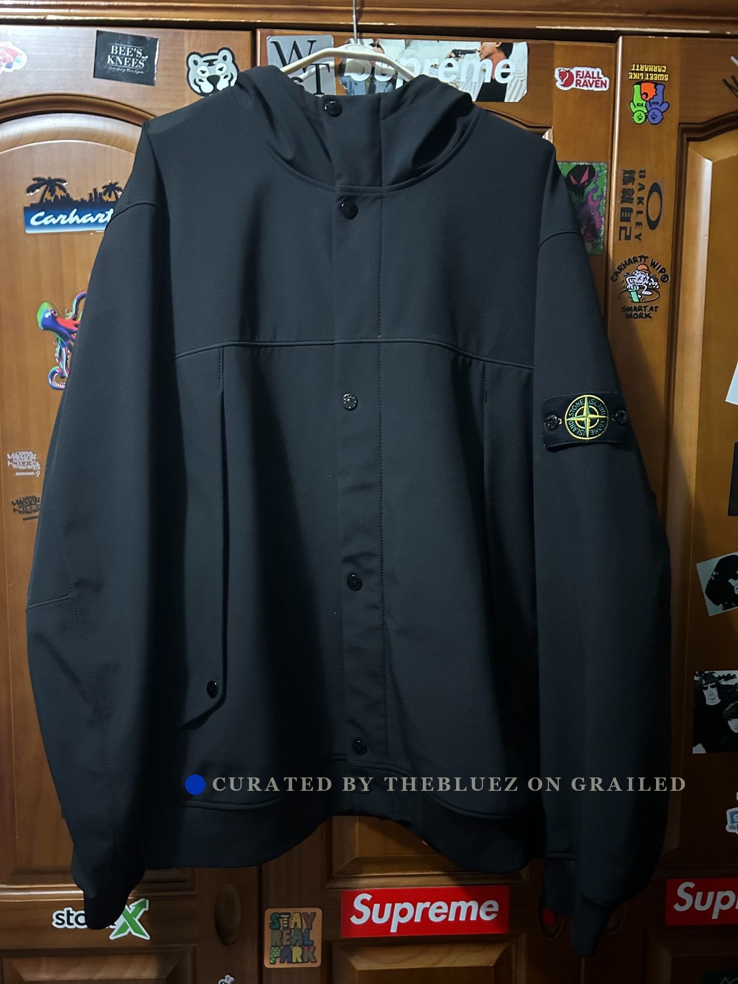 Stone Island Stone Island SS24 Soft Shell Men's Hooded Jacket Size US XXL / EU 58 / 5 - 1 Thumbnail