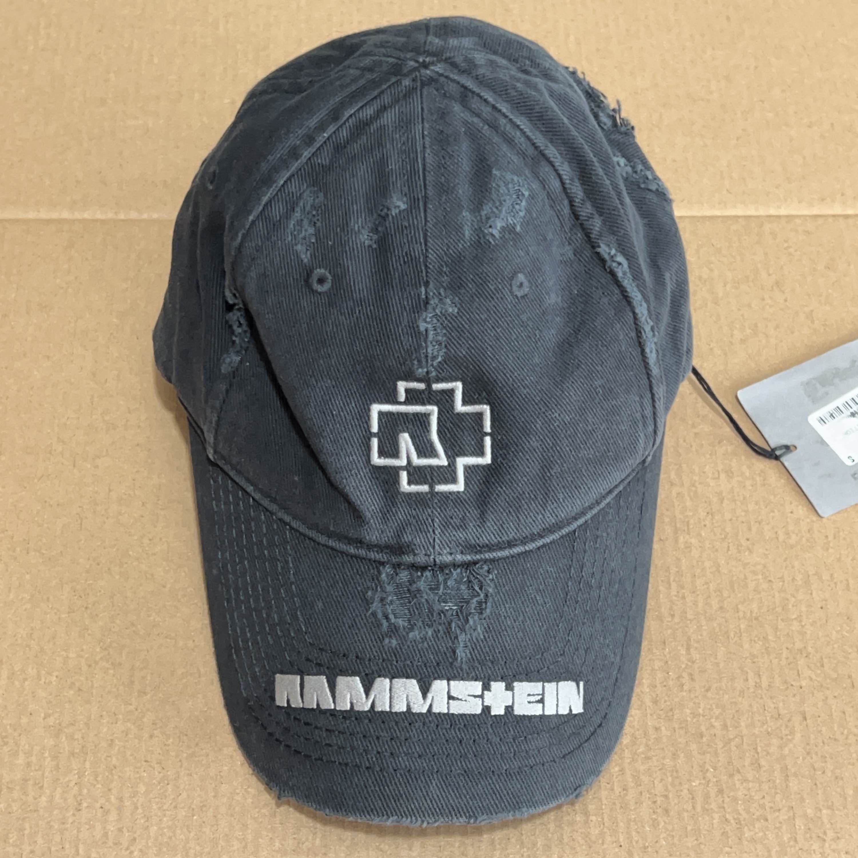 Balenciaga Balenciaga x Rammstein Distressed Cap | Grailed