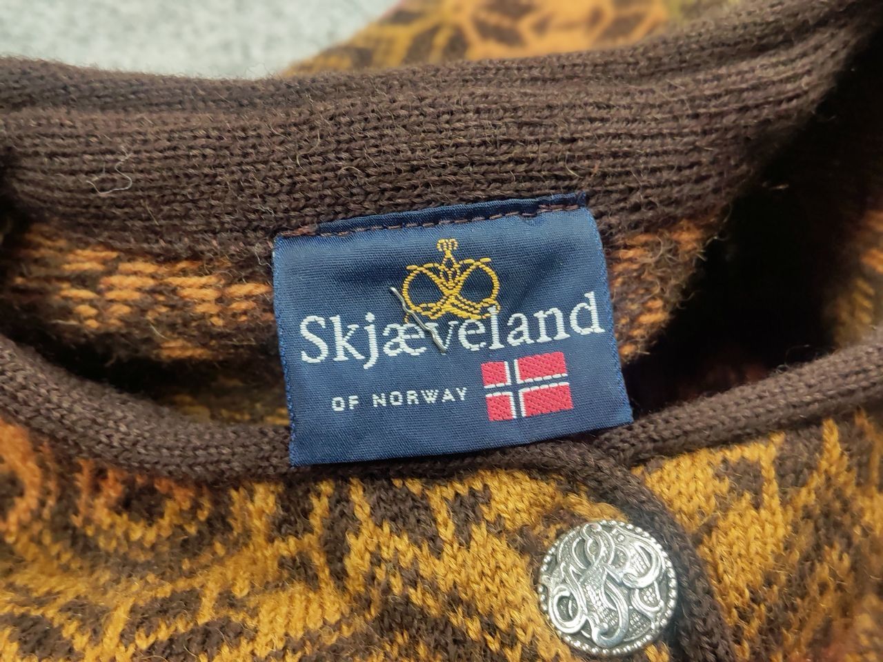 Other Vintage Skjaeveland Of Norway Knit Cardigan Wool Sweater Size XS / US 0-2 / IT 36-38 - 11 Thumbnail