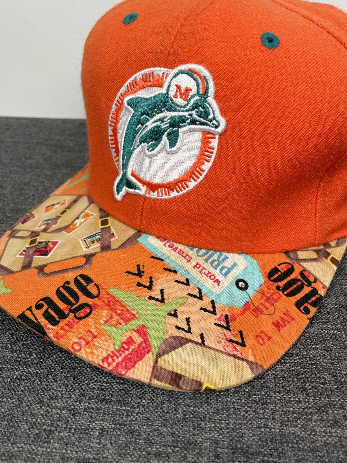 NFL × Vintage Vintage NFL Miami Dolphins Hat Cap Size ONE SIZE - 3 Thumbnail