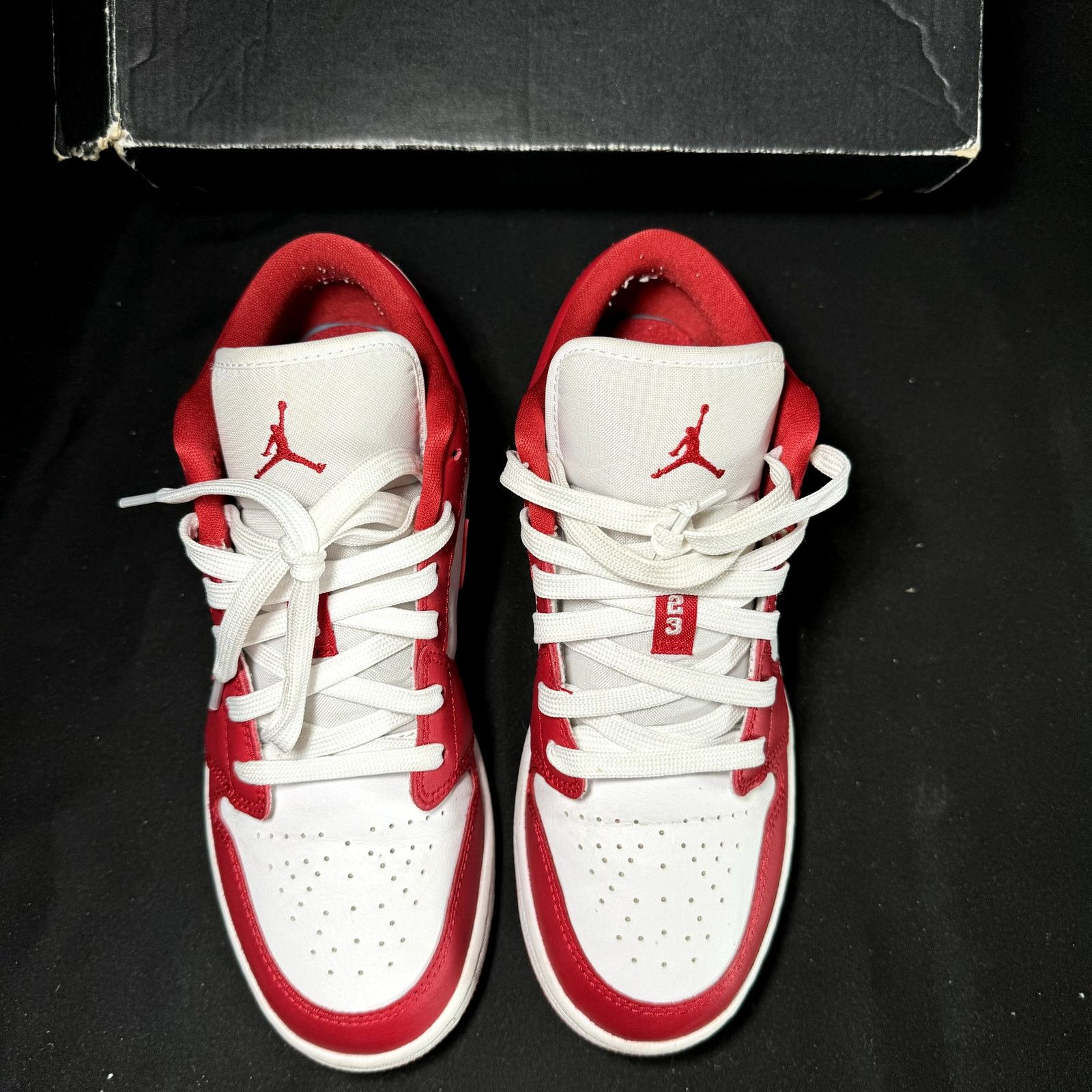Jordan Brand × Nike Size 5 - Nike Air Jordan 1 Low GS Gym Red 2020 Men's Shoes Size US 5 / EU 37 - 4 Thumbnail