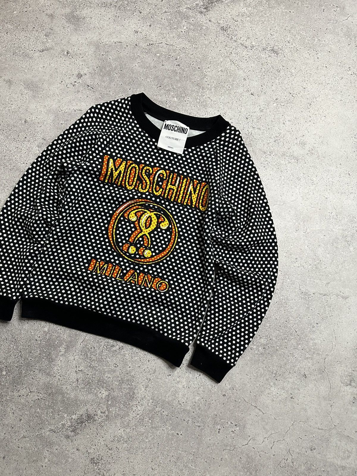 Moschino Moschino Couture Milano Full Print Multicolor Swetshirt Size S / US 4 / IT 40 - 2 Thumbnail
