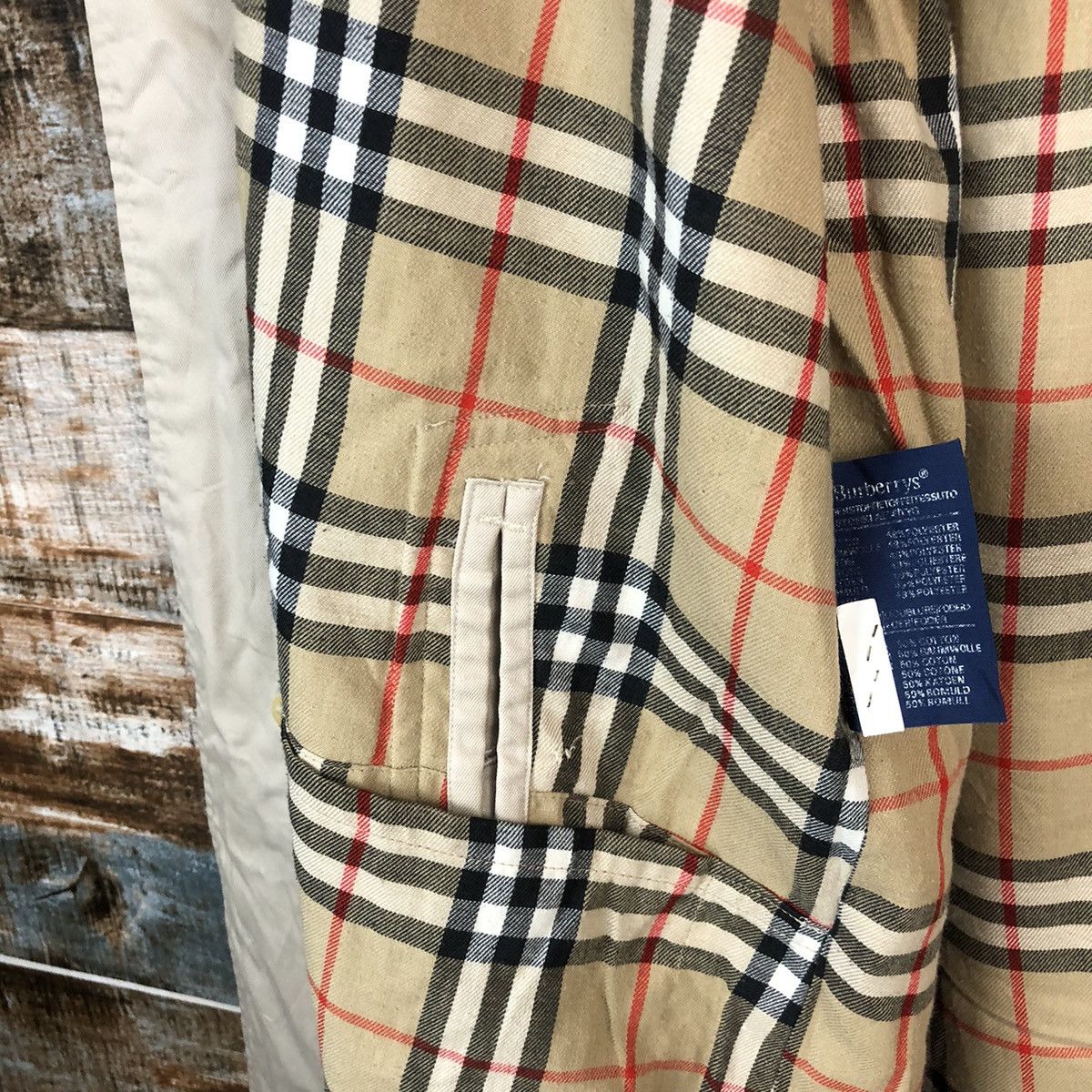 Burberry Burberrys nova check made in england vtg Coats parkas #A1611 Size US L / EU 52-54 / 3 - 12 Thumbnail