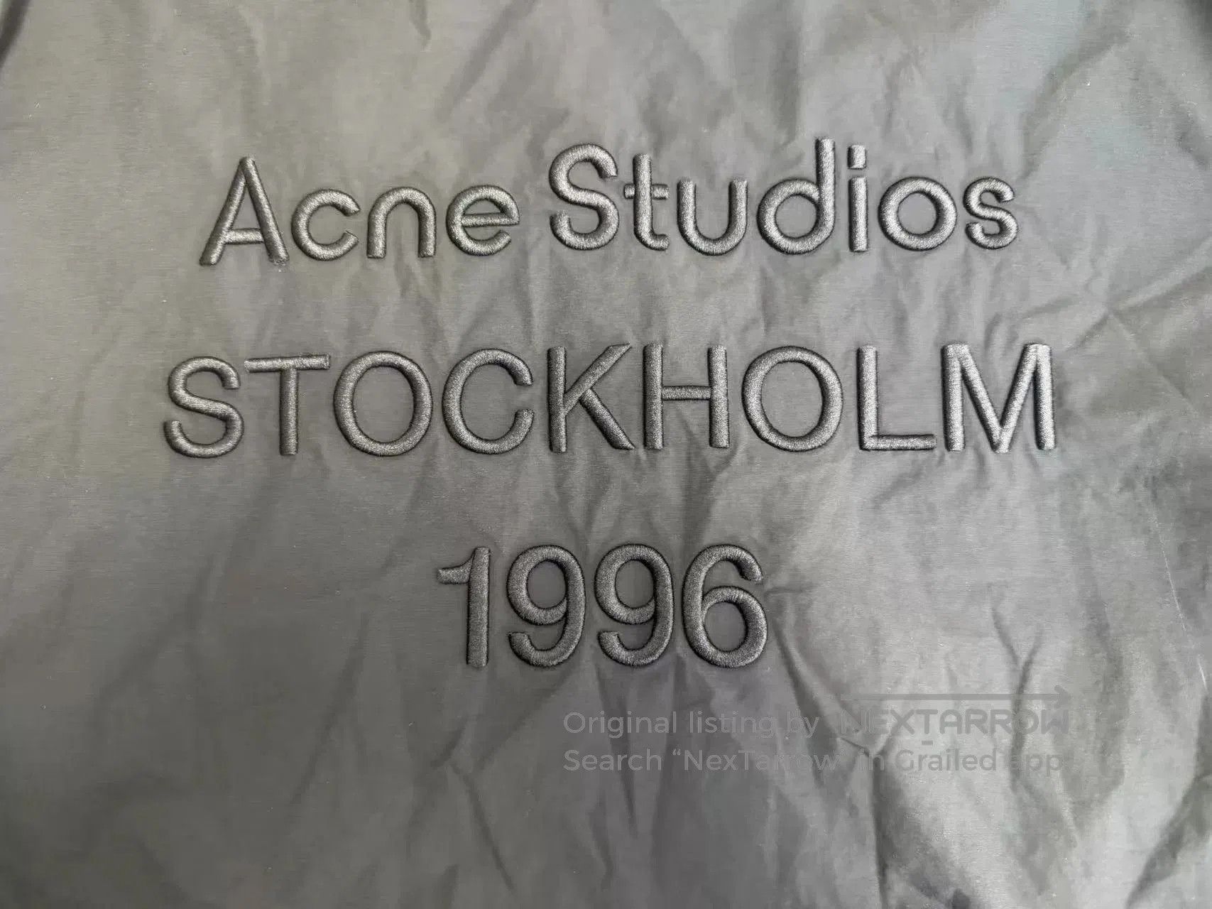 Acne Studios Acne Back Logo Zip Casual Jacket. Size US XS / EU 42 / 0 - 3 Thumbnail