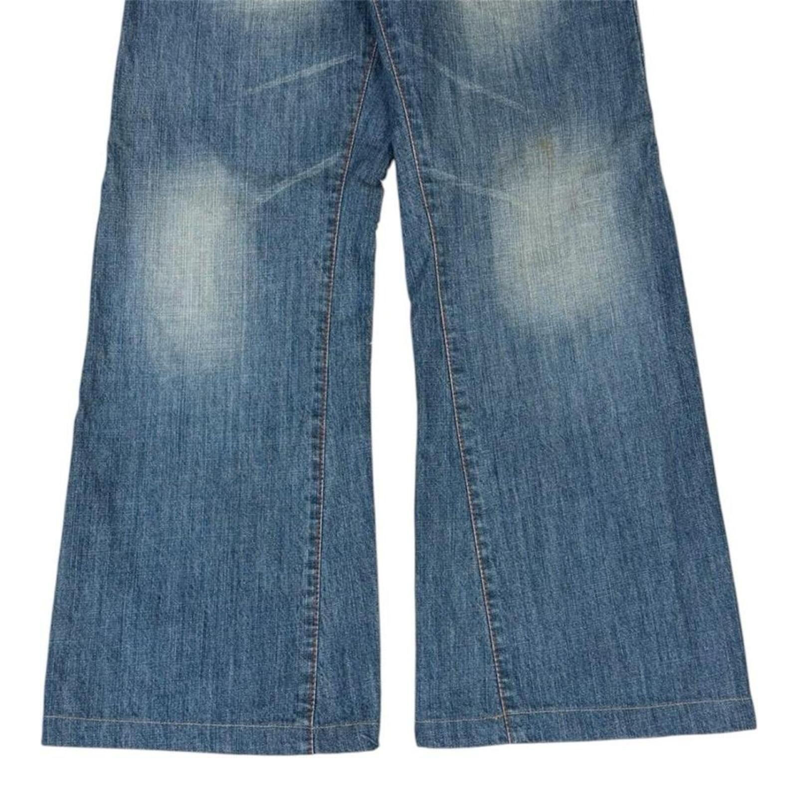 True Religion Two ant baggy style unique denim jeans Size US 31 - 6 Thumbnail