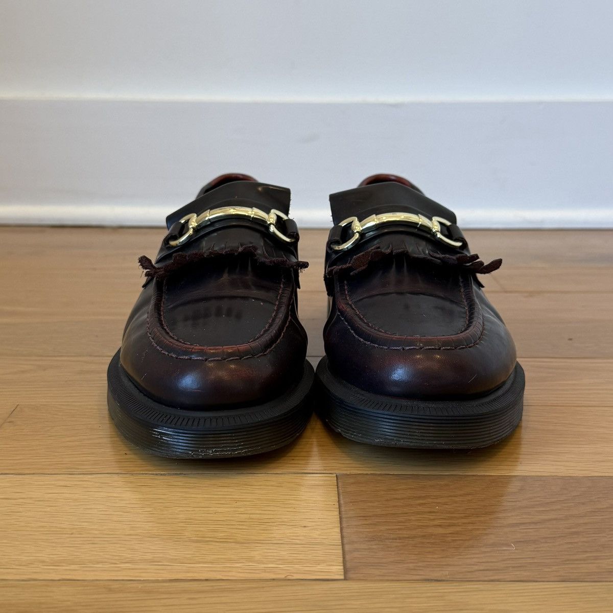 Dr. Martens Dr. Martens Adrian Snaffle Smooth Leather Loafer Red US 9 Size US 9 / EU 42 - 5 Thumbnail