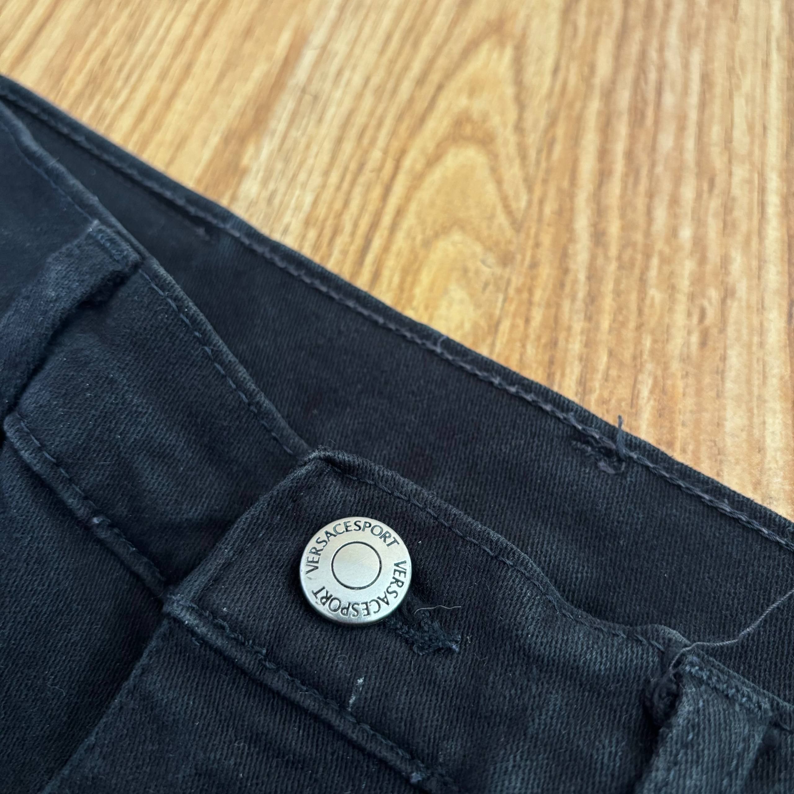 Versace Versace sport black casual jeans Size US 33 - 6 Thumbnail