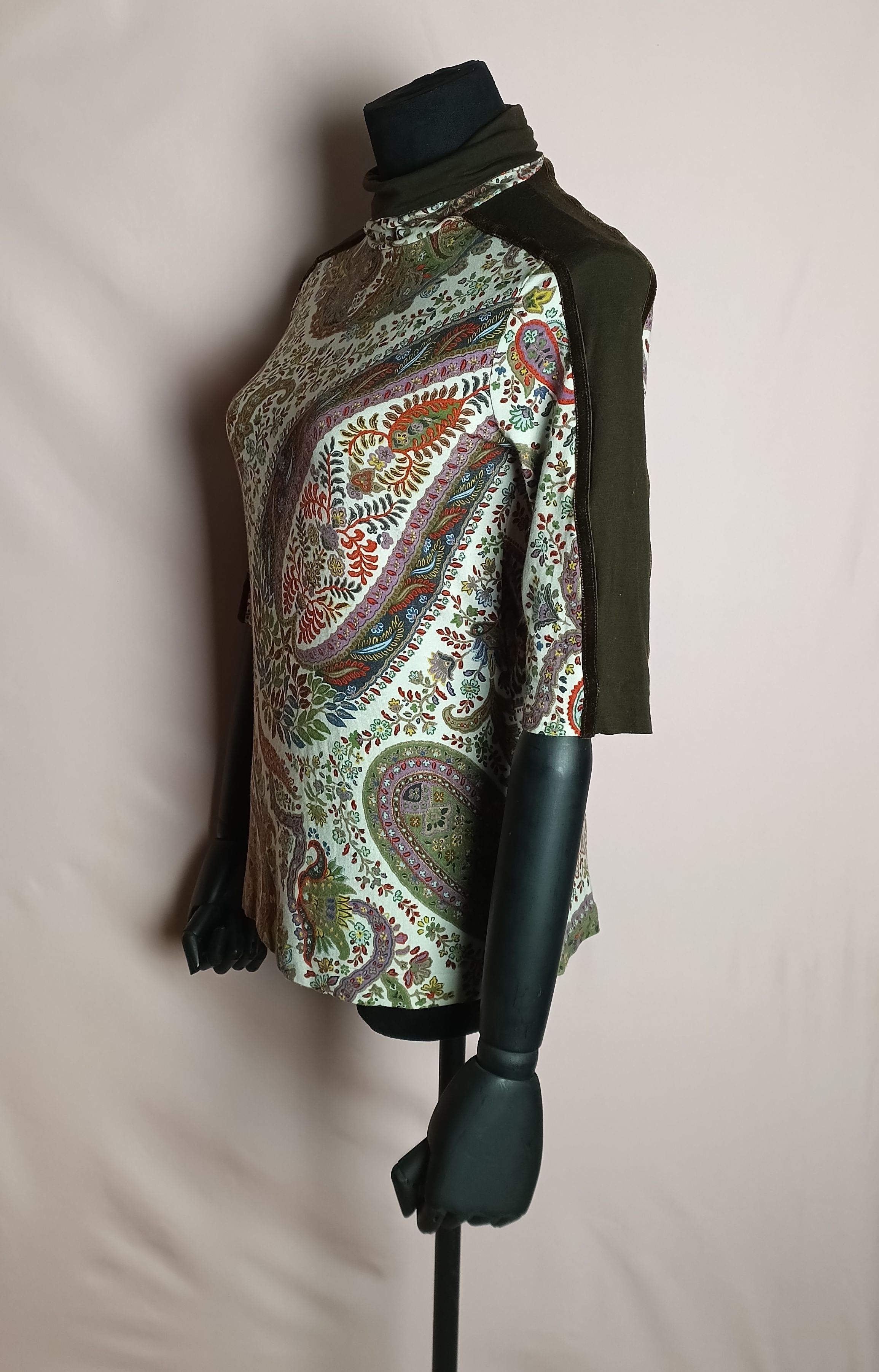 Etro ETRO Milano Paisley Print Turtleneck Top Jumper Size M / US 6-8 / IT 42-44 - 3 Thumbnail