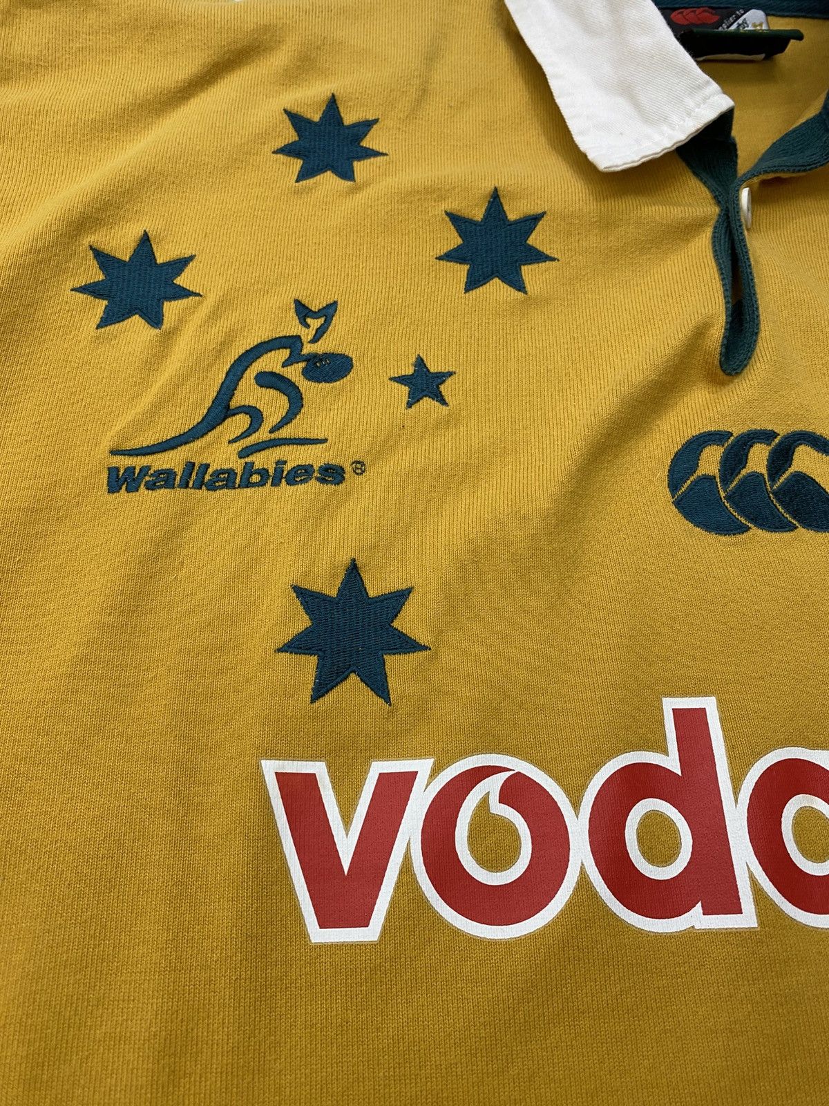 Canterbury of New Zealand × Vintage Vtg 90s Canterbury Australia Wallabies rugby jersey Size US XL / EU 56 / 4 - 5 Thumbnail