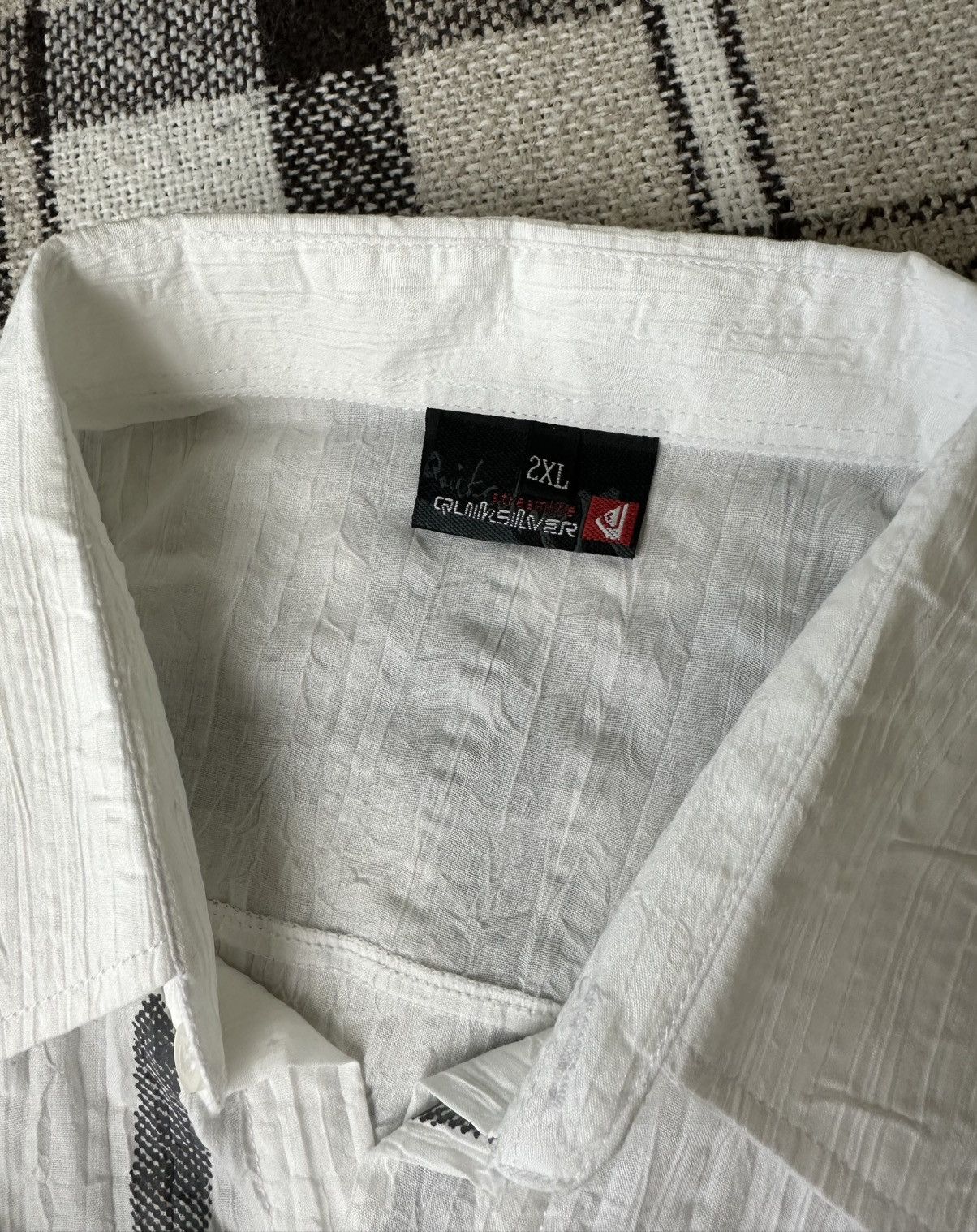 Quiksilver Vintage Unique Quiksilver Surf «CRINKLE» Shirt Size XL-XXL Size US XL / EU 56 / 4 - 7 Thumbnail