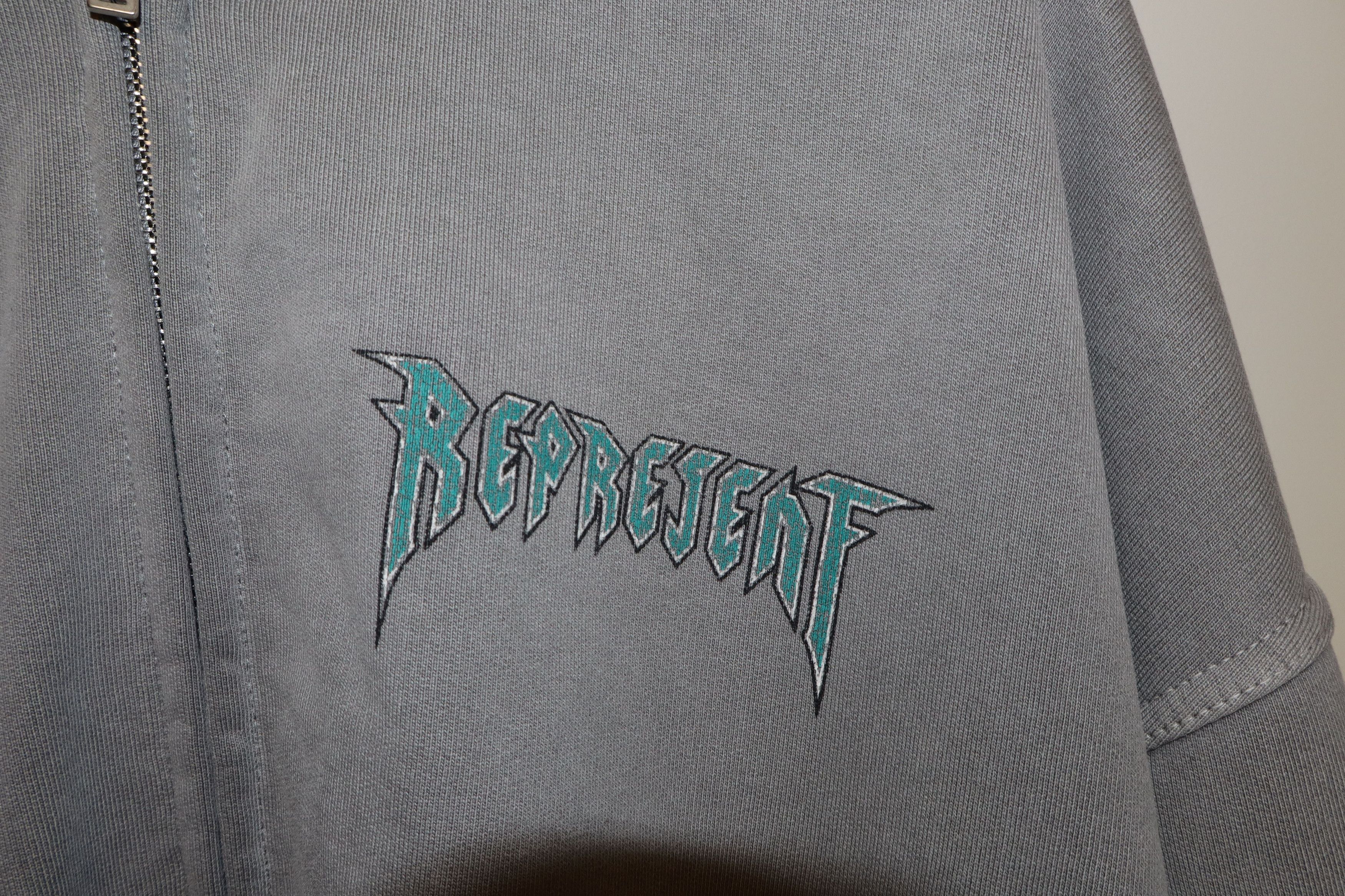 Represent Clo. Rock logo zip up hoodie Size US XL / EU 56 / 4 - 8 Thumbnail