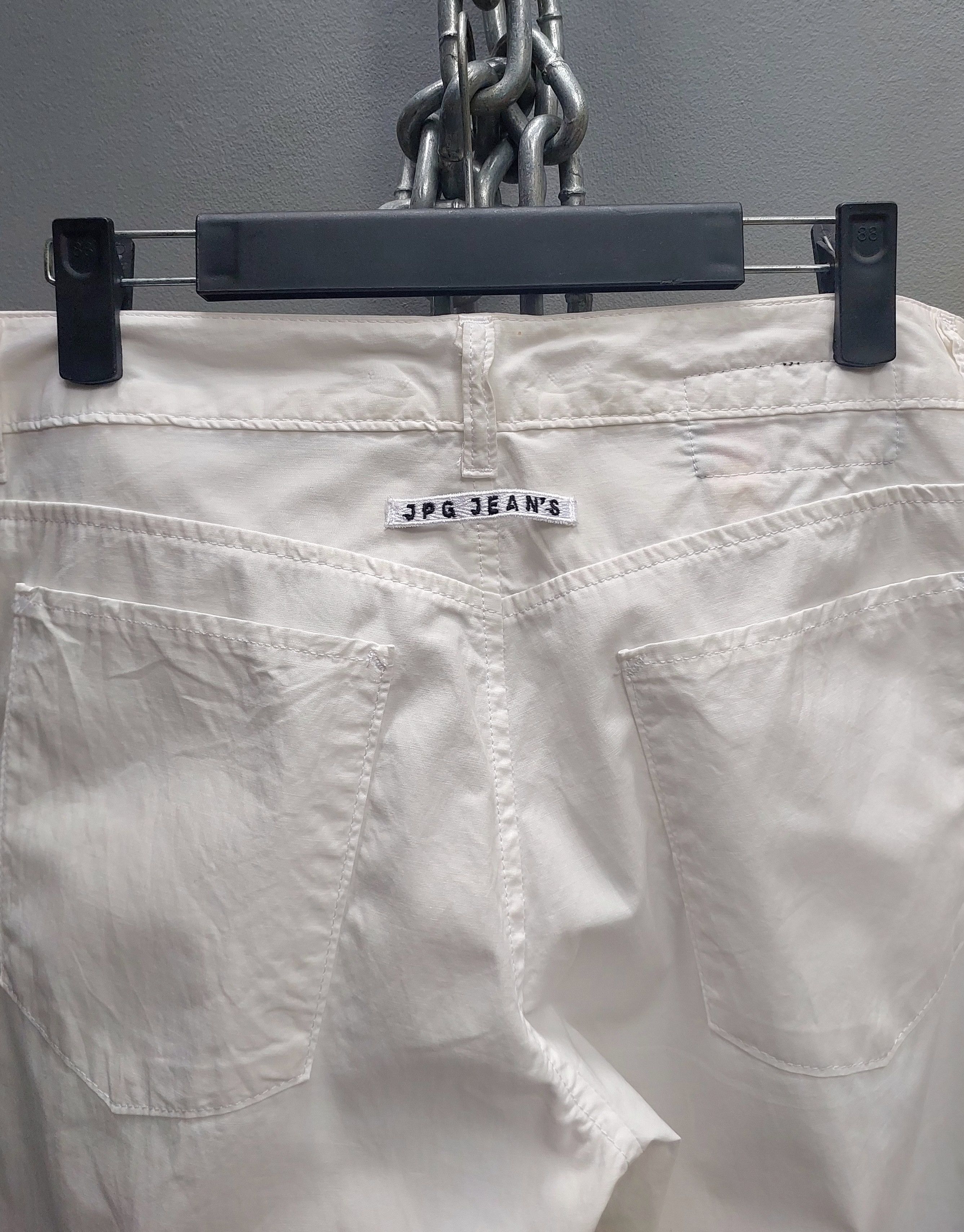 Jean Paul Gaultier Gaultier Jeans White Button Fly Pants Size US 30 / EU 46 - 10 Thumbnail