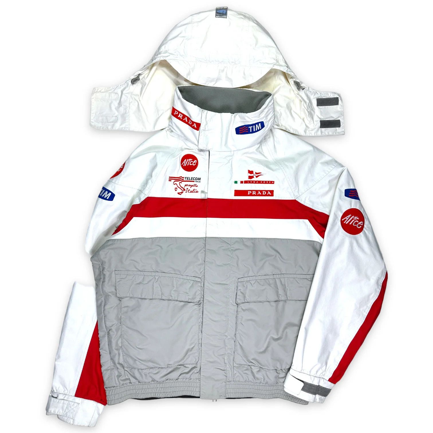Prada LUNA ROSSA TEAM CHALLENGE 2003 HOODED JACKET Size US M / EU 48-50 / 2 - 3 Thumbnail