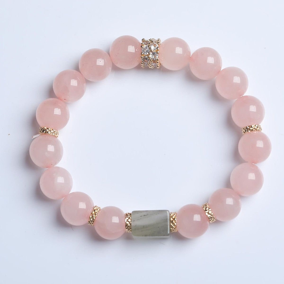 Other Pink crystal bracelet with double harvest in love and career Size ONE SIZE - 2 Thumbnail