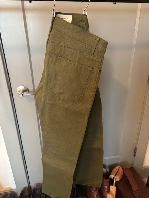 Imogene + Willie Imogene + Willie - Barton Slim, Olive/Army Green Size US 32 / EU 48 - 5 Thumbnail