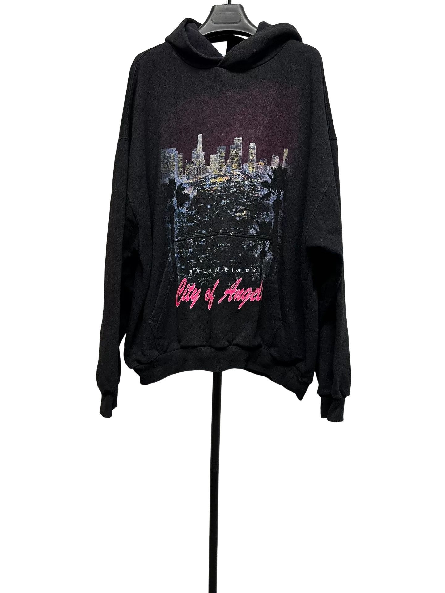 Balenciaga Balenciaga City of Angels Graphic Hoodie Size M Size US M / EU 48-50 / 2 - 1 Thumbnail