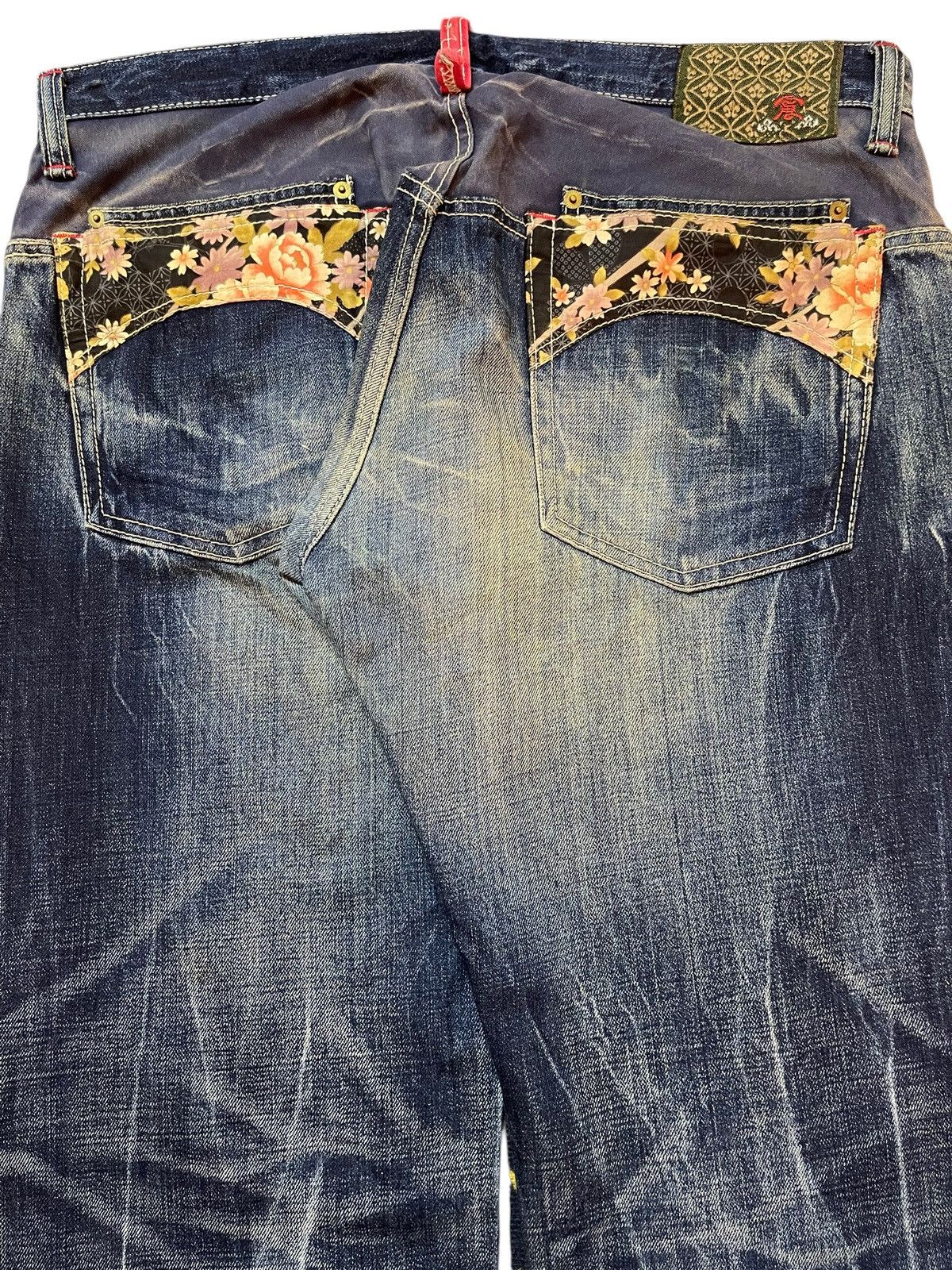 Eternal Vintage Japan Eternal Mud Thunder Wash Style Baggy Jeans Size US 36 / EU 52 - 6 Thumbnail
