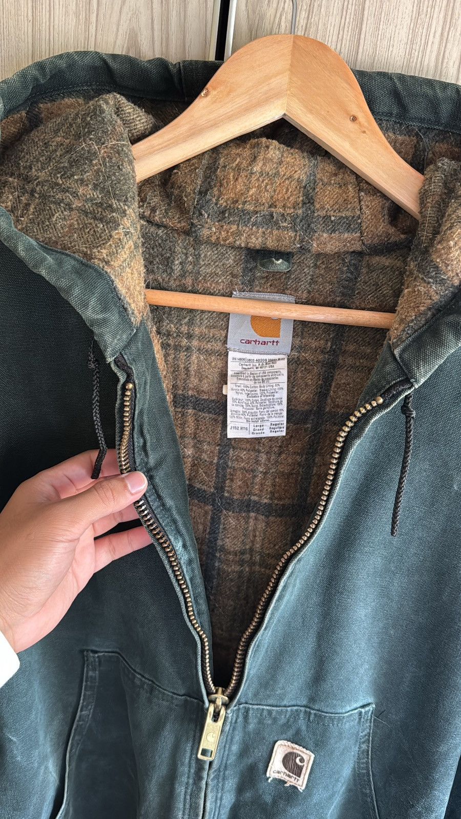 Carhartt × Vintage J152 HTG - 2003’s Vintage Carhartt Active Jacket Size US L / EU 52-54 / 3 - 10 Thumbnail