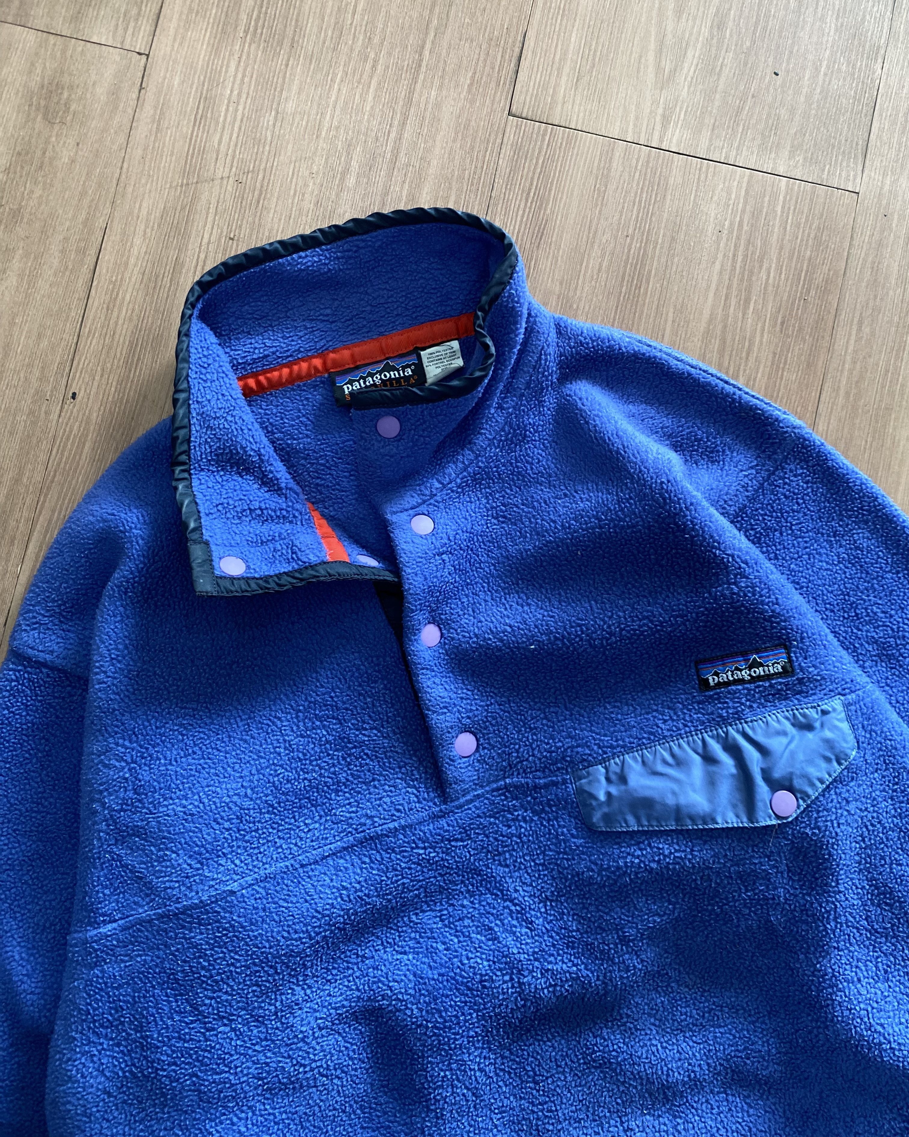 Patagonia Vintage 1990s Patagonia Synchilla Fleece FA98 Size US L / EU 52-54 / 3 - 3 Thumbnail