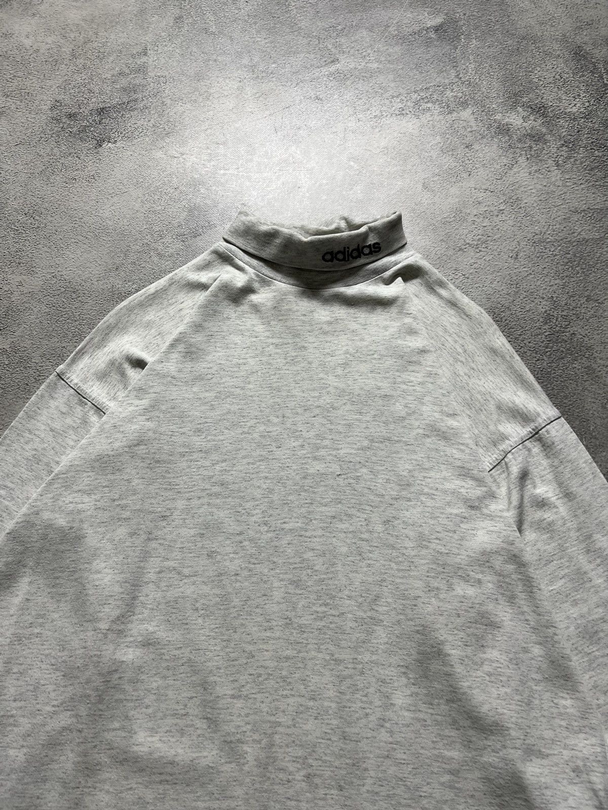 Vintage Vintage Y2k Adidas 🩶 Mock Neck Long Sleeve 90’s Size US M / EU 48-50 / 2 - 7 Thumbnail