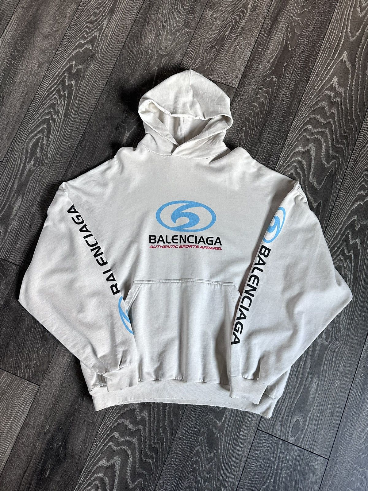 Balenciaga Balenciaga 24ss Surfer White Surfer Hoodie | Grailed