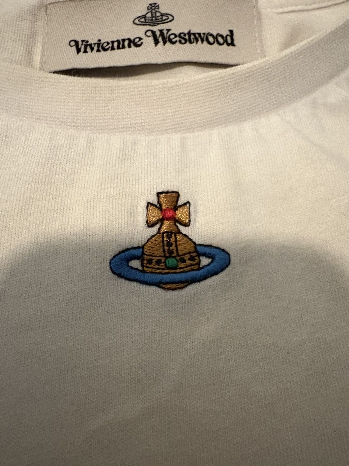 Vivienne Westwood Vivienne Westwood white cotton t-shirt Size US M / EU 48-50 / 2 - 3 Thumbnail