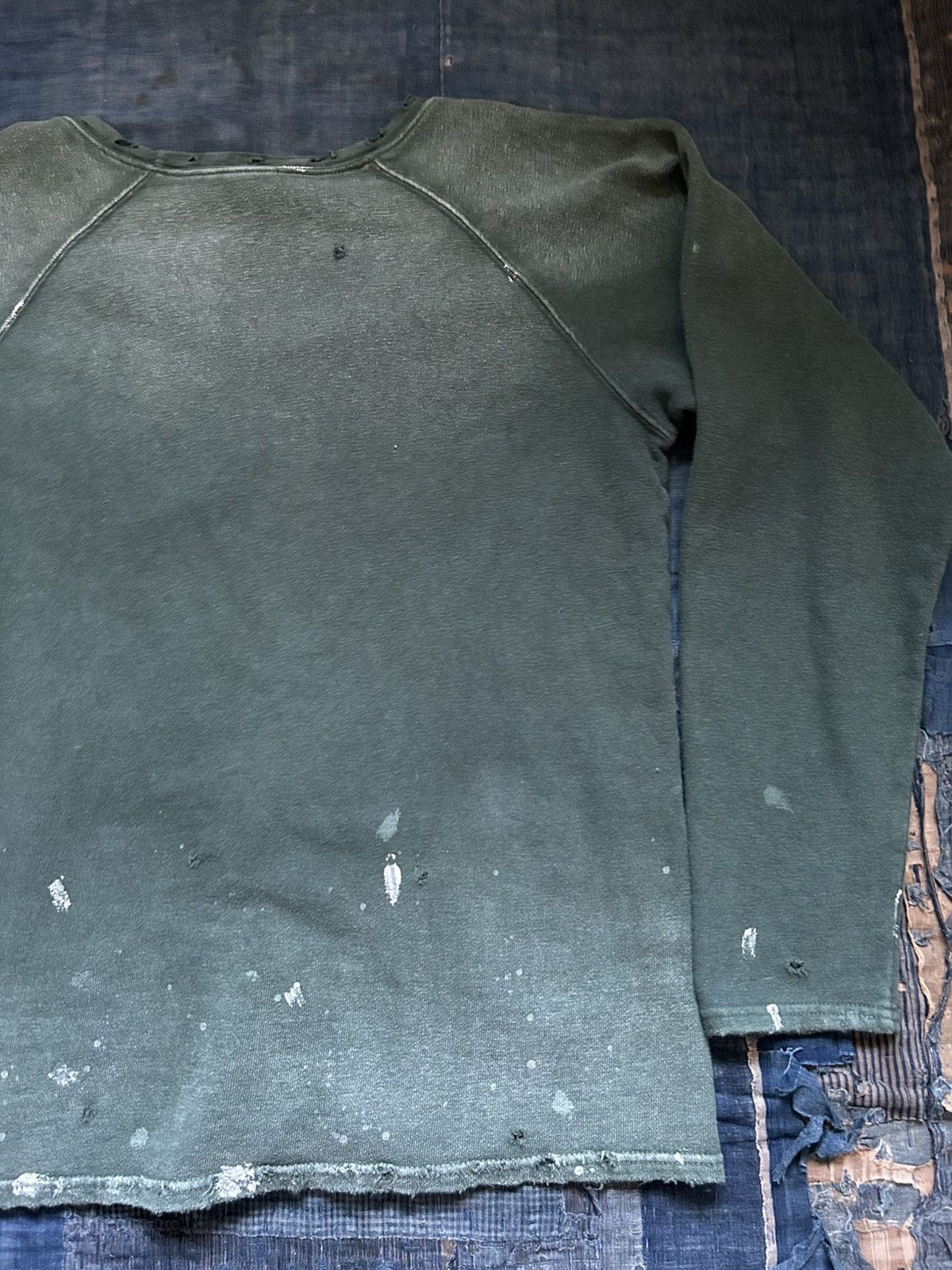 Kapital Kapital u neck damaged painted sweater Size US L / EU 52-54 / 3 - 11 Thumbnail