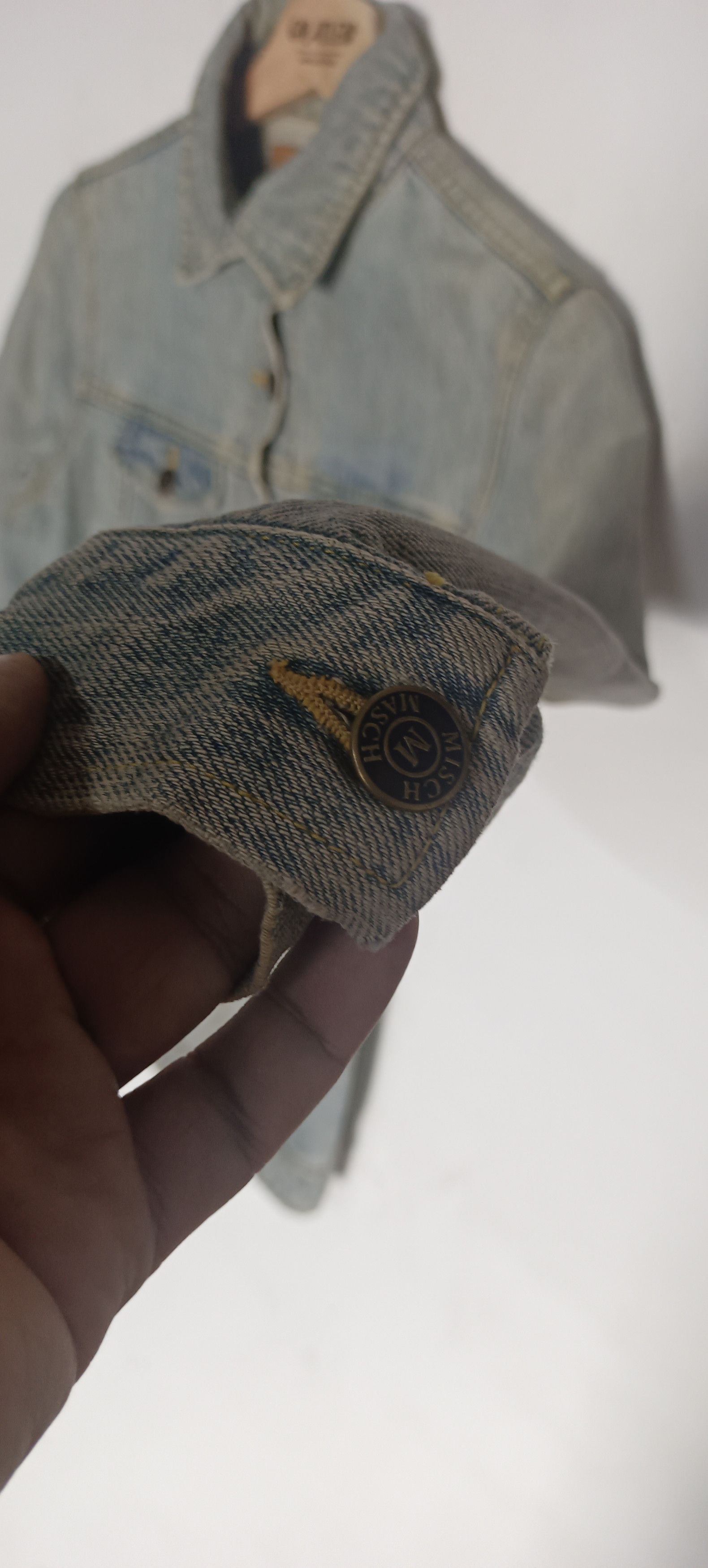 Japanese Brand Misch Masch Denim Jacket Size US XS / EU 42 / 0 - 11 Thumbnail