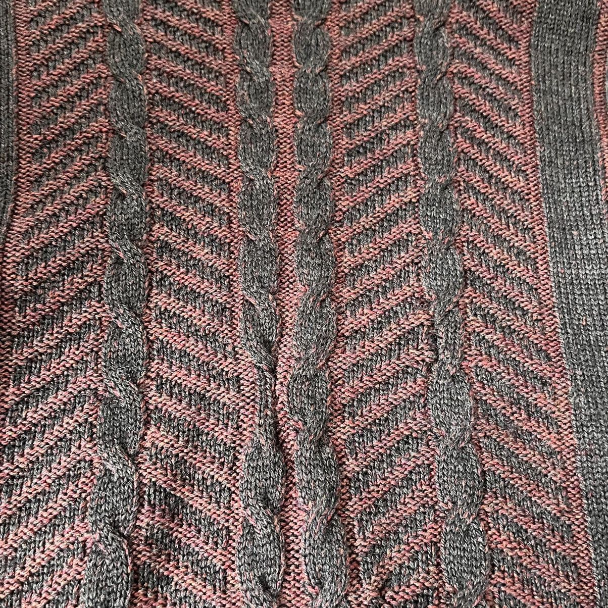 Alfred Dunhill Dunhill Made in Scotland Pure New Wool Cable Knit Jumper Size US L / EU 52-54 / 3 - 2 Thumbnail