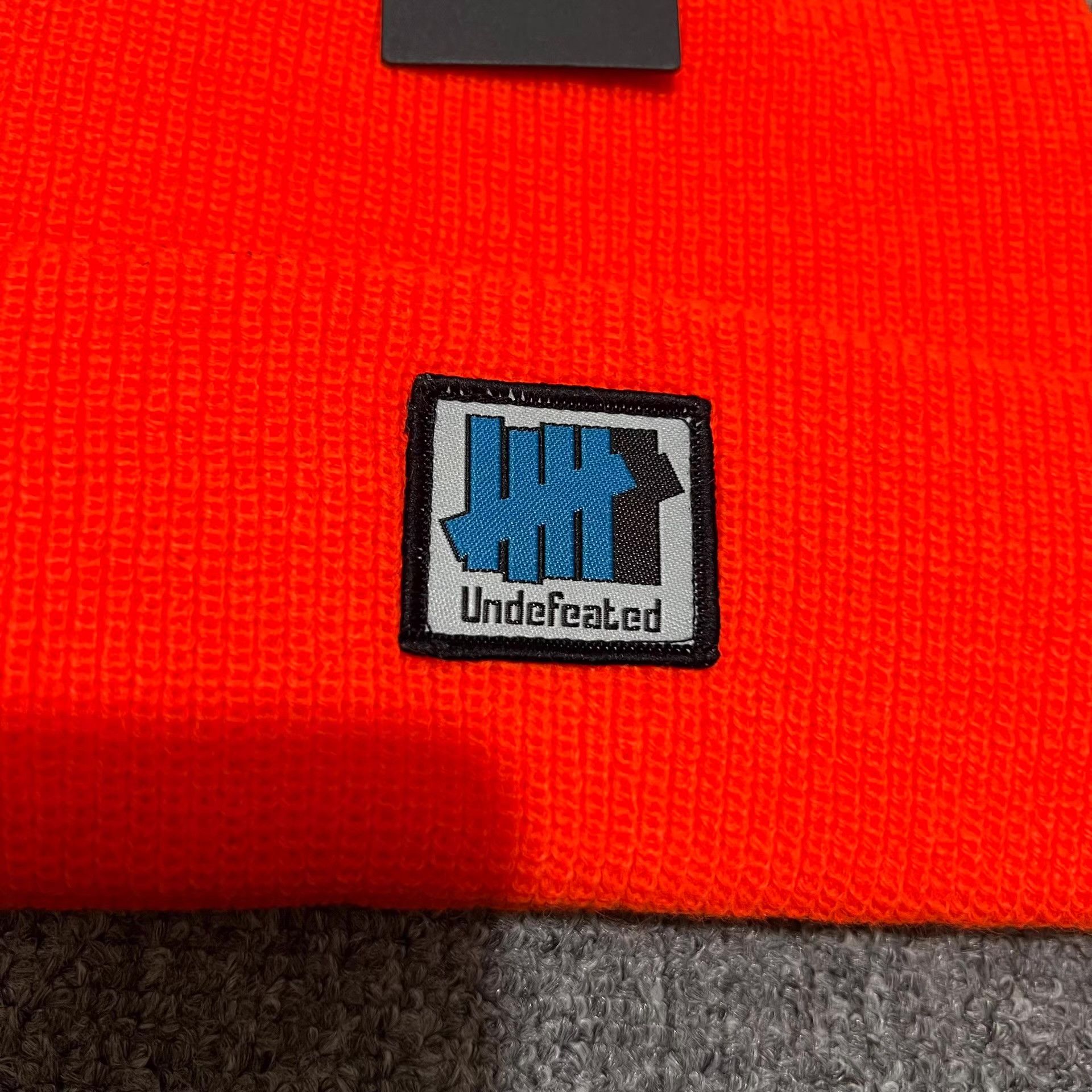 Undefeated Undefeated Patch Embroidered Knit Beanie Q7 Size ONE SIZE - 7 Thumbnail