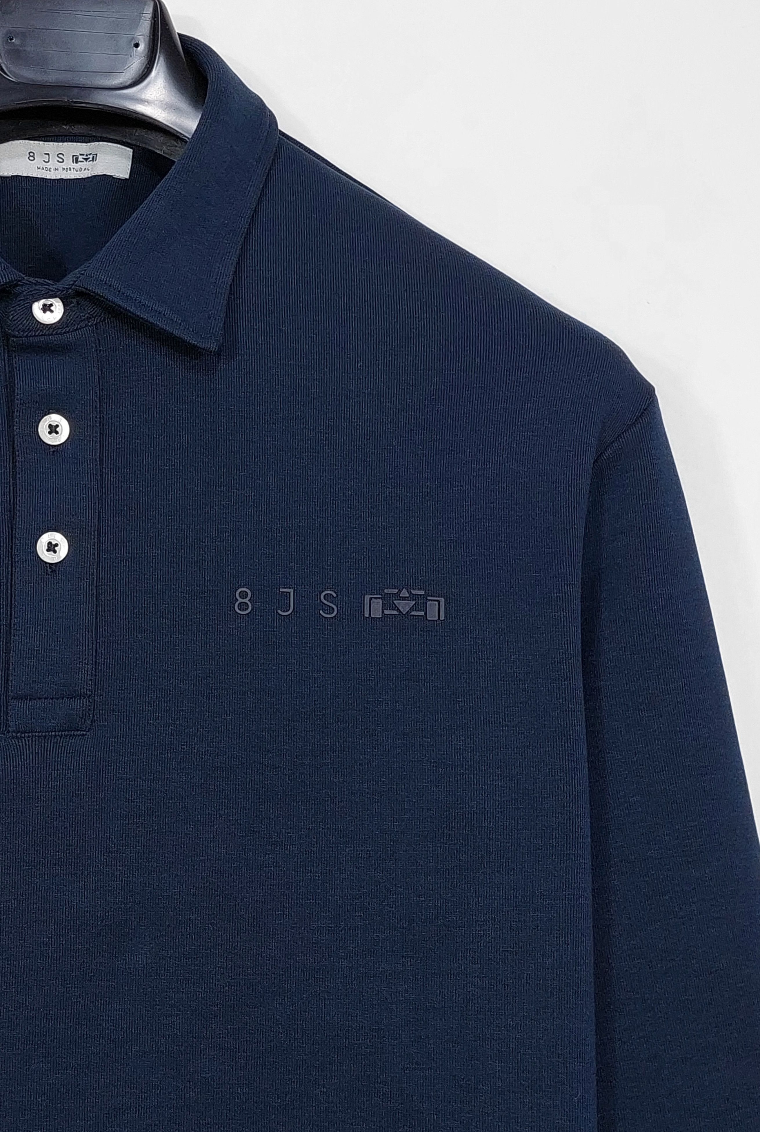 Other rugby inspired polo sweatshirt - navy blue S Size US S / EU 44-46 / 1 - 5 Thumbnail