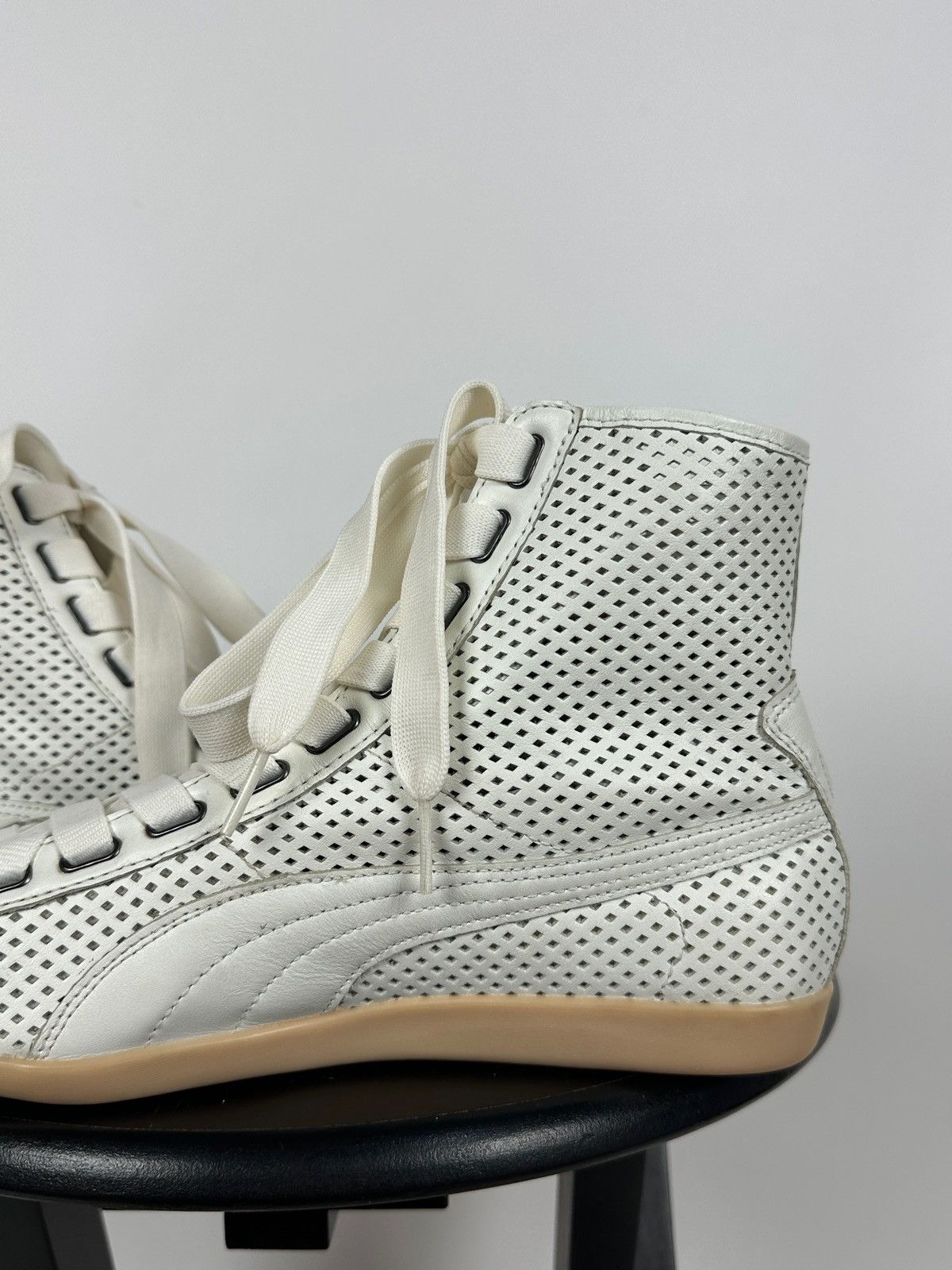 Puma Vintage Puma Y2K Speedcat Hi Top Leather Sneakers Size US 10 / IT 40 - 19 Thumbnail
