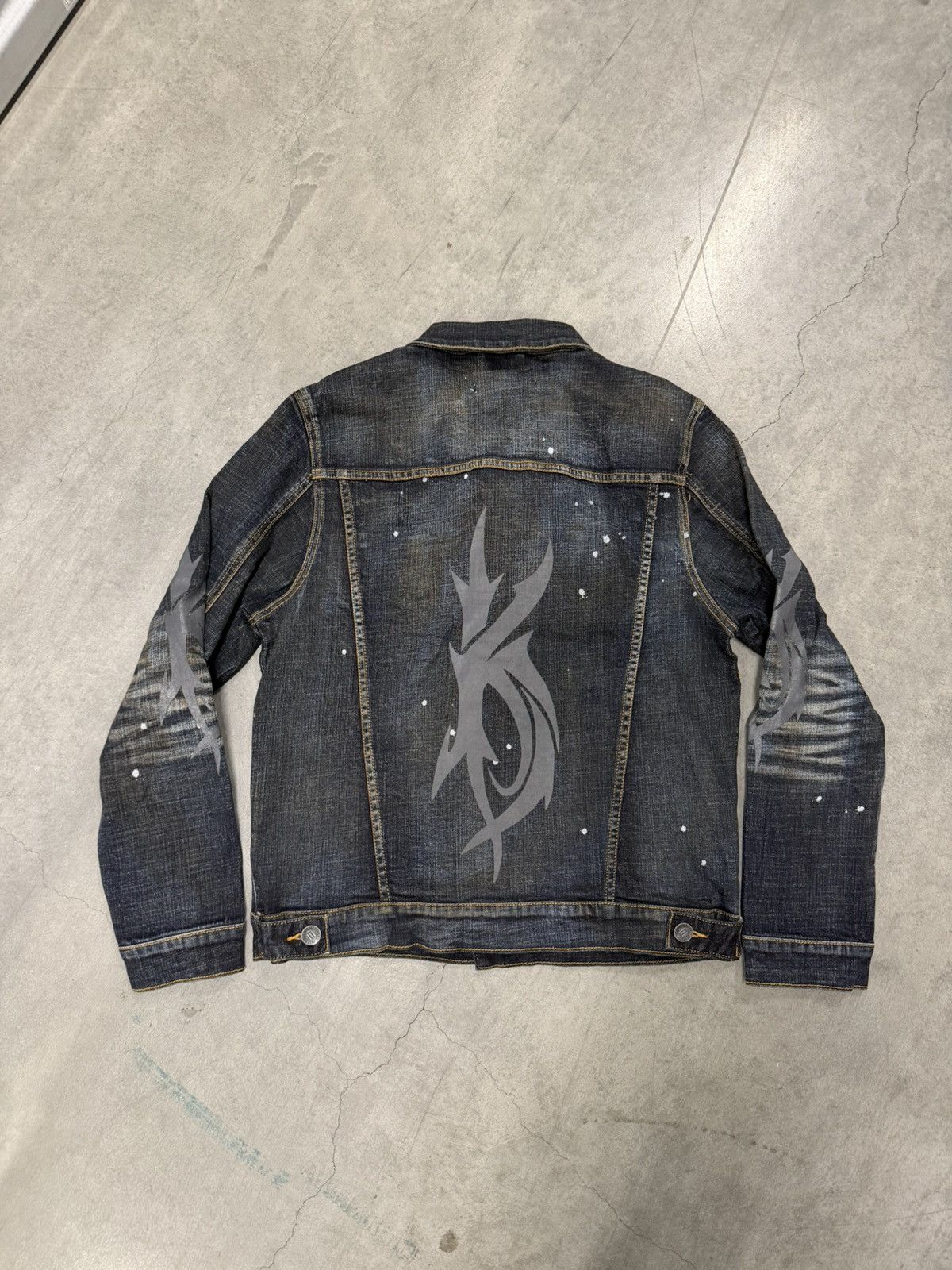 Kim Krueger Kim Krueger Navy Blue Denim Jacket Size US L / EU 52-54 / 3 - 1 Thumbnail
